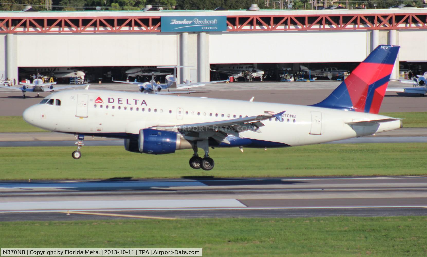 N370NB, 2003 Airbus A319-114 C/N 2087, Delta A319