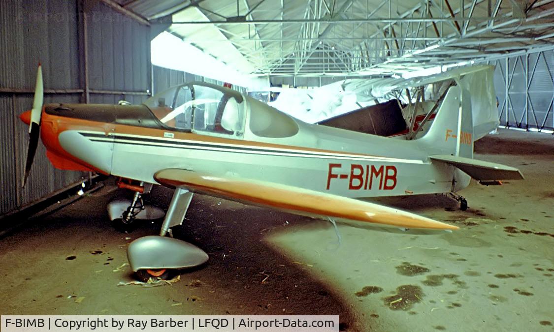 F-BIMB, Piel CP-301A Emeraude C/N 232, Menavia CP.301A Emeraude [232] Arras-Roclincourt~F 29/07/1983. From a slide.
