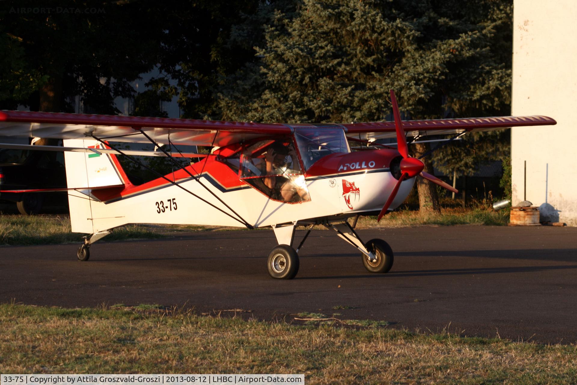 33-75, 1994 Nitra Aero Pro Kitfox C/N 003/1994, Békéscsaba Airport-Hungary