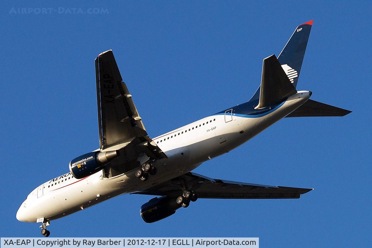 XA-EAP, 1989 Boeing 767-25DER C/N 24734, Boeing 767-25DER [24734] (Aeromexico) Home~G 17/12/2012