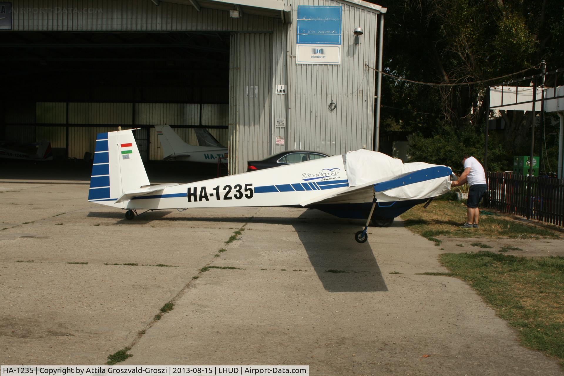 HA-1235, 1971 Scheibe SF-25D Falke C/N 46212D, Szeged Airport- Hungary
