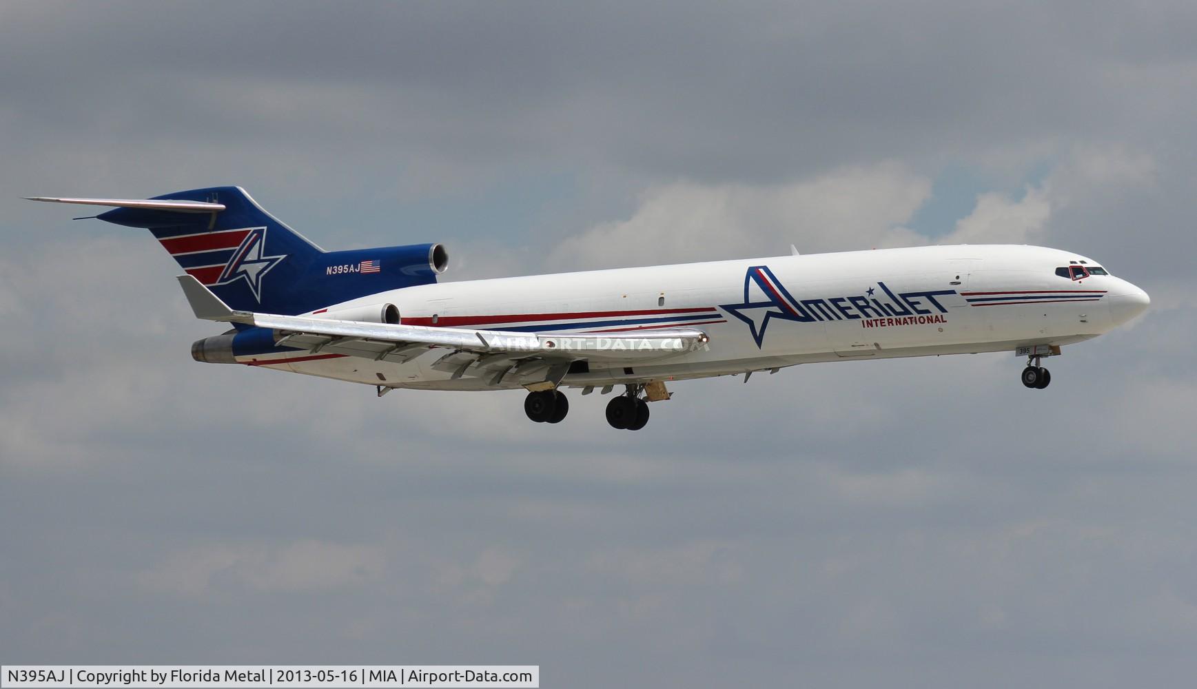N395AJ, 1975 Boeing 727-233F C/N 21100, Amerijet 727-200