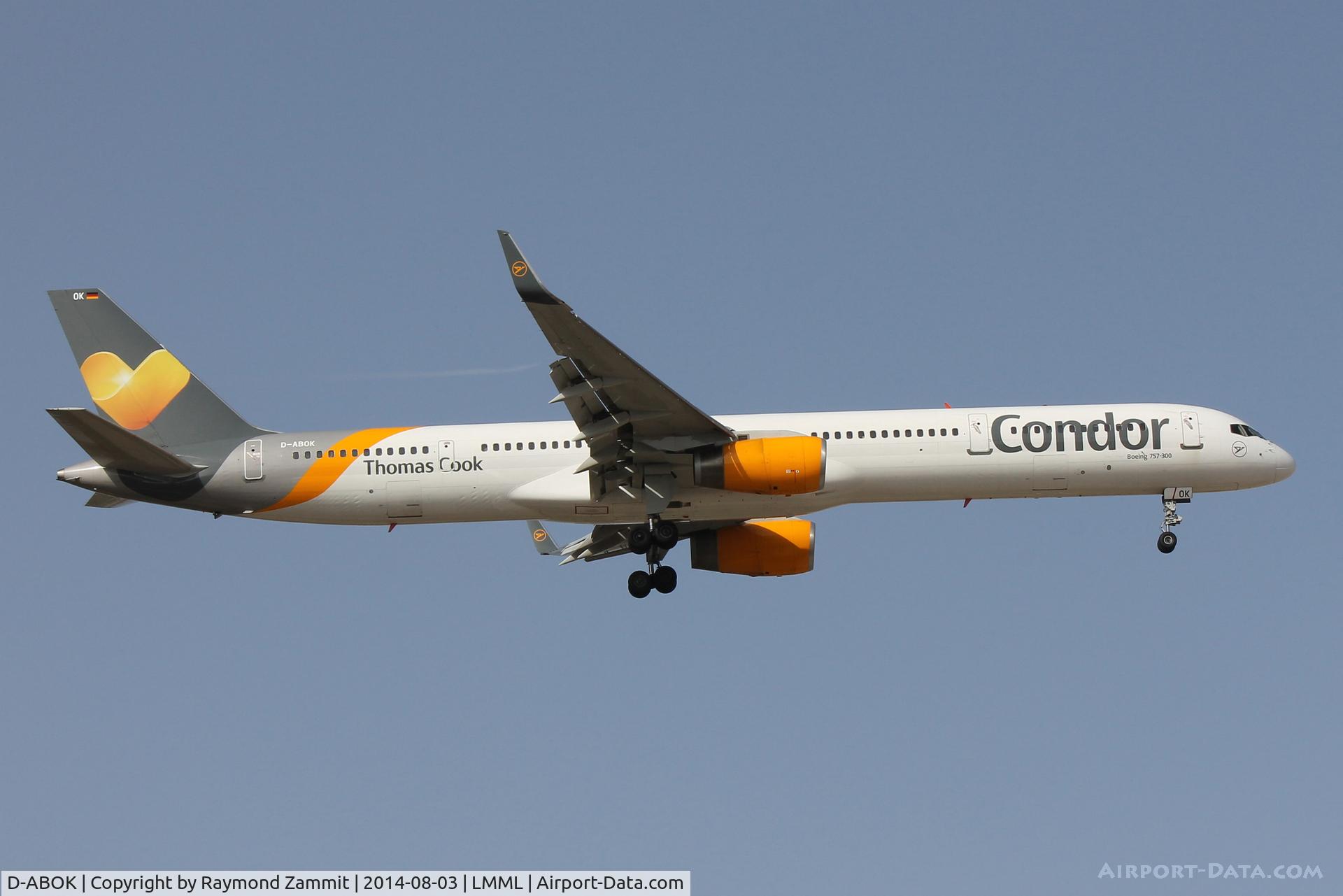 D-ABOK, 2000 Boeing 757-330 C/N 29020, B757 D-ABOK Condor