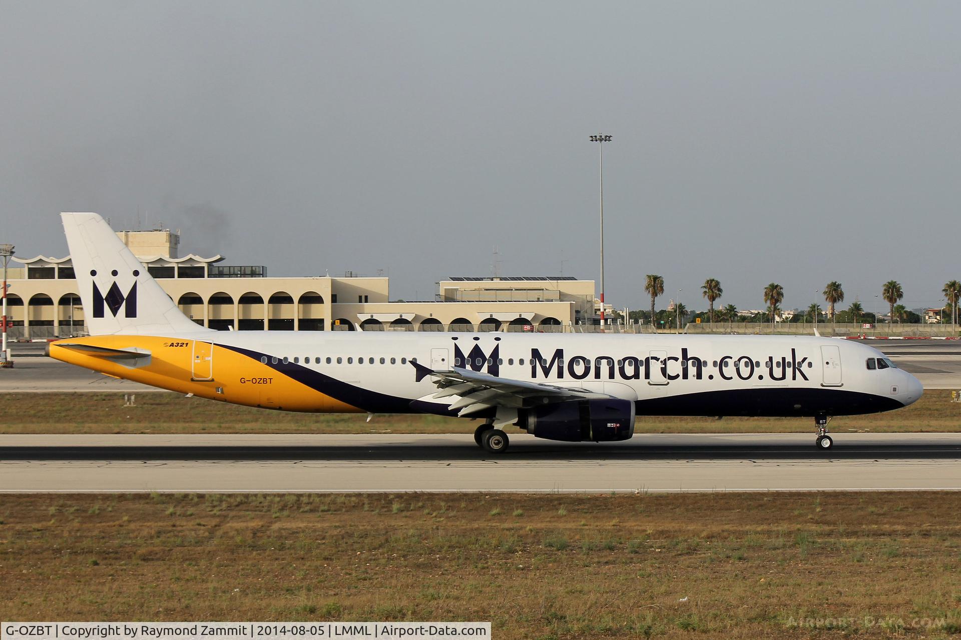 G-OZBT, 2008 Airbus A321-231 C/N 3546, A321 G-OZBT Monarch Airlines