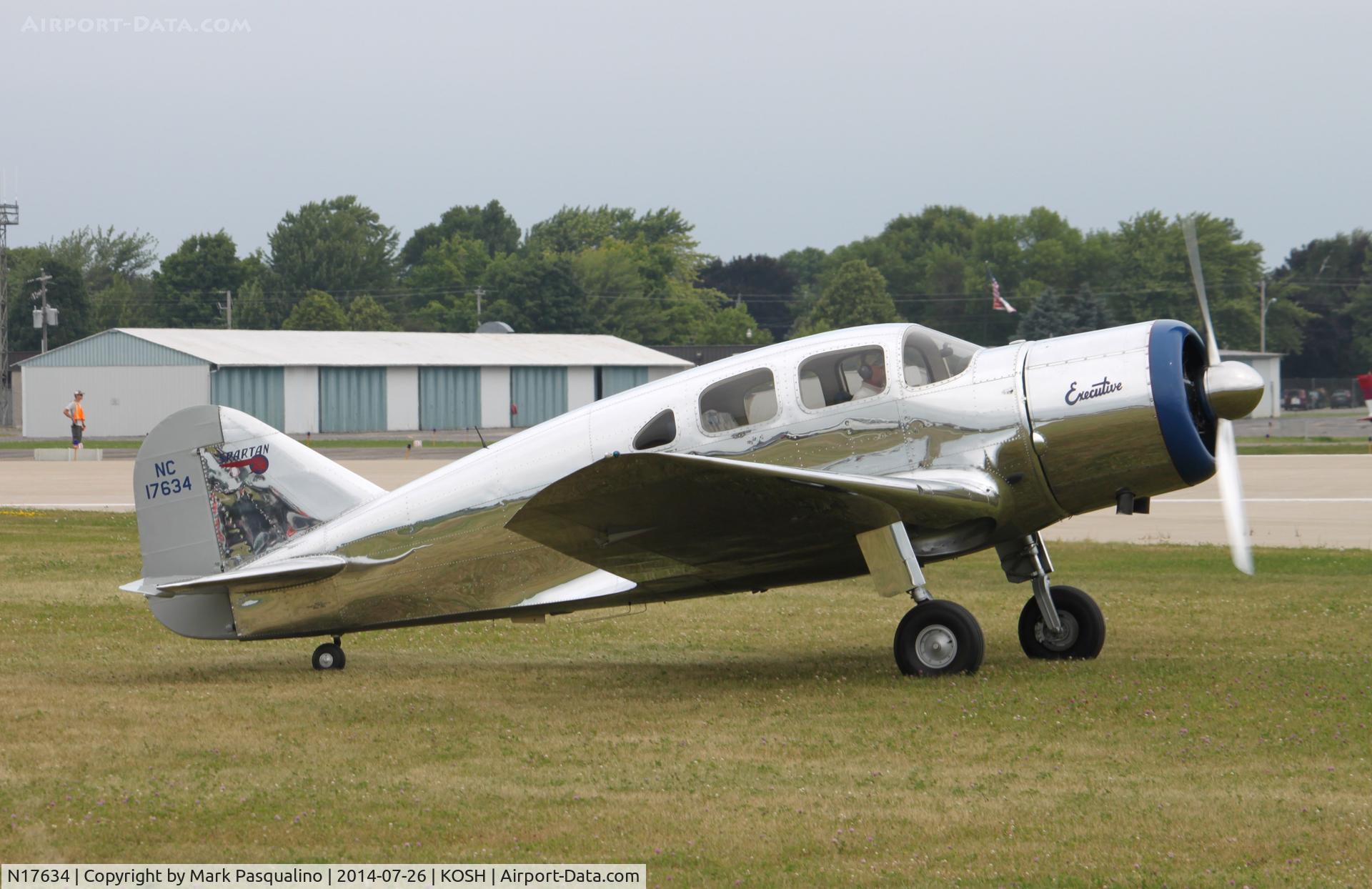 N17634, 1939 Spartan 7W Executive C/N 17, Spartan 7W