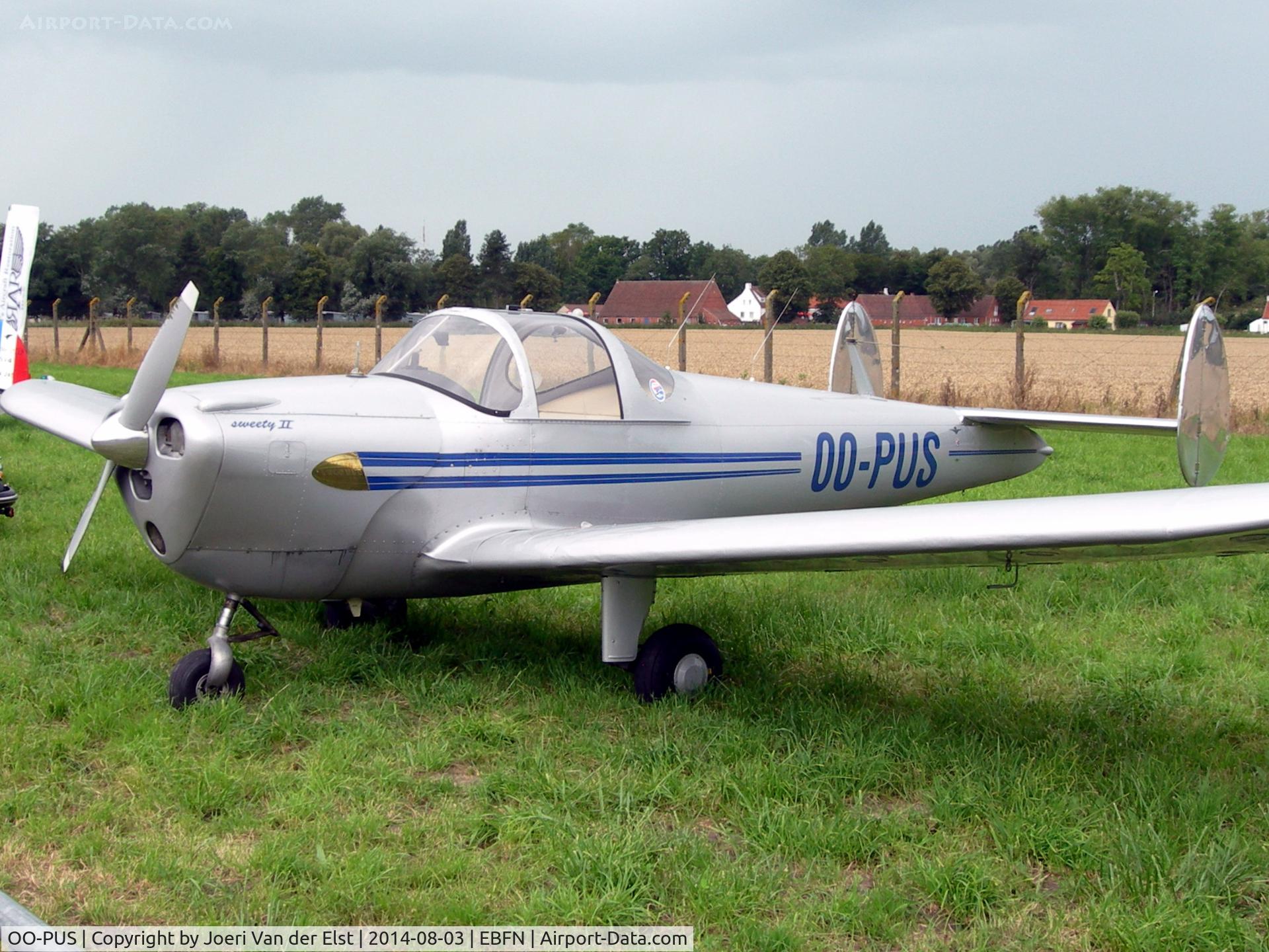 OO-PUS, 1947 Erco 415D Ercoupe C/N 4577, Fly-in Koksijde 2014