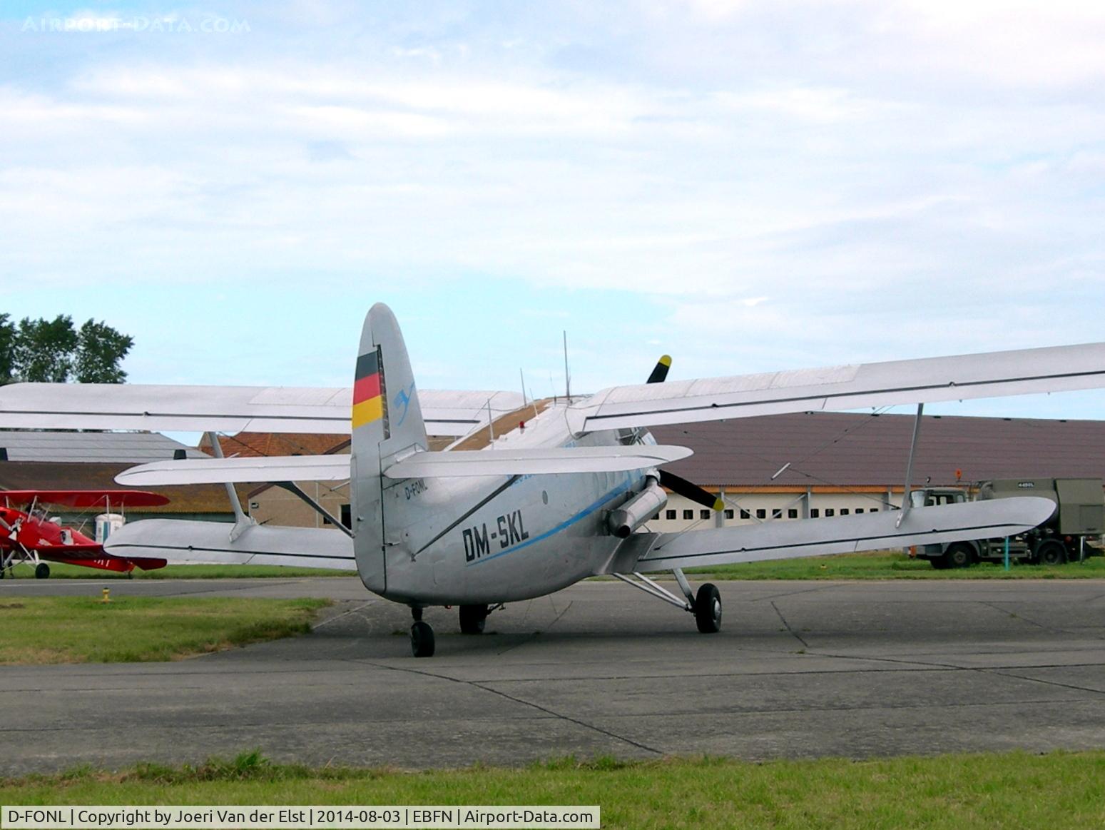 D-FONL, 1957 Antonov An-2T C/N 17802, Fly-in Koksijde 2014