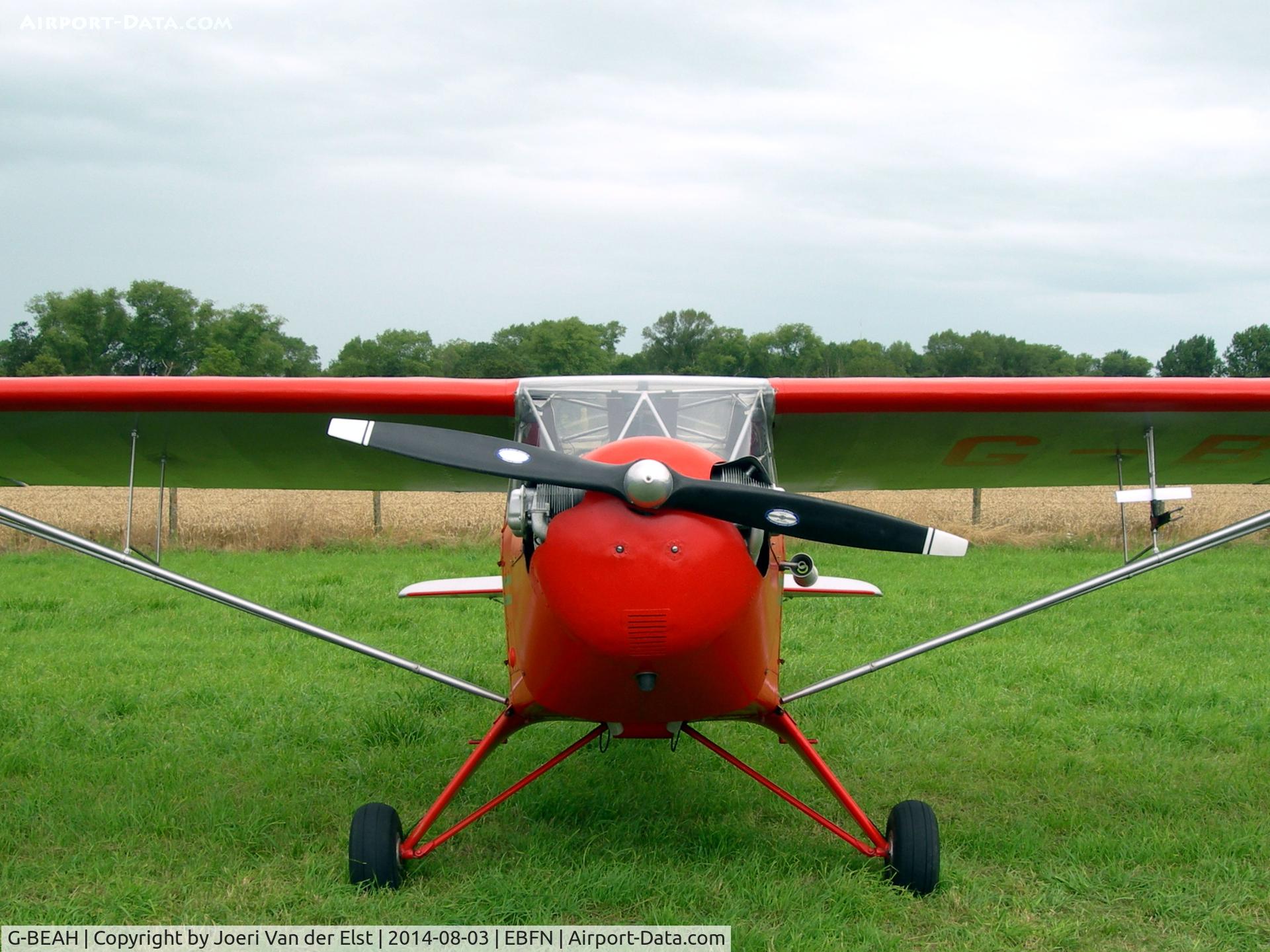 G-BEAH, 1946 Auster J-2 Arrow C/N 2366, Fly-in Koksijde 2014
