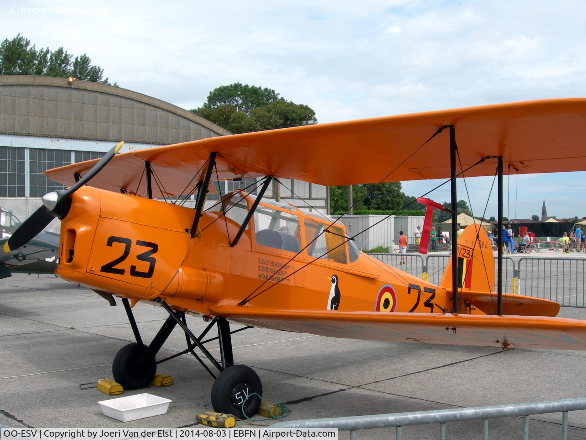 OO-ESV, 1951 Stampe-Vertongen SV-4B C/N 1165, Fly-in Koksijde 2014