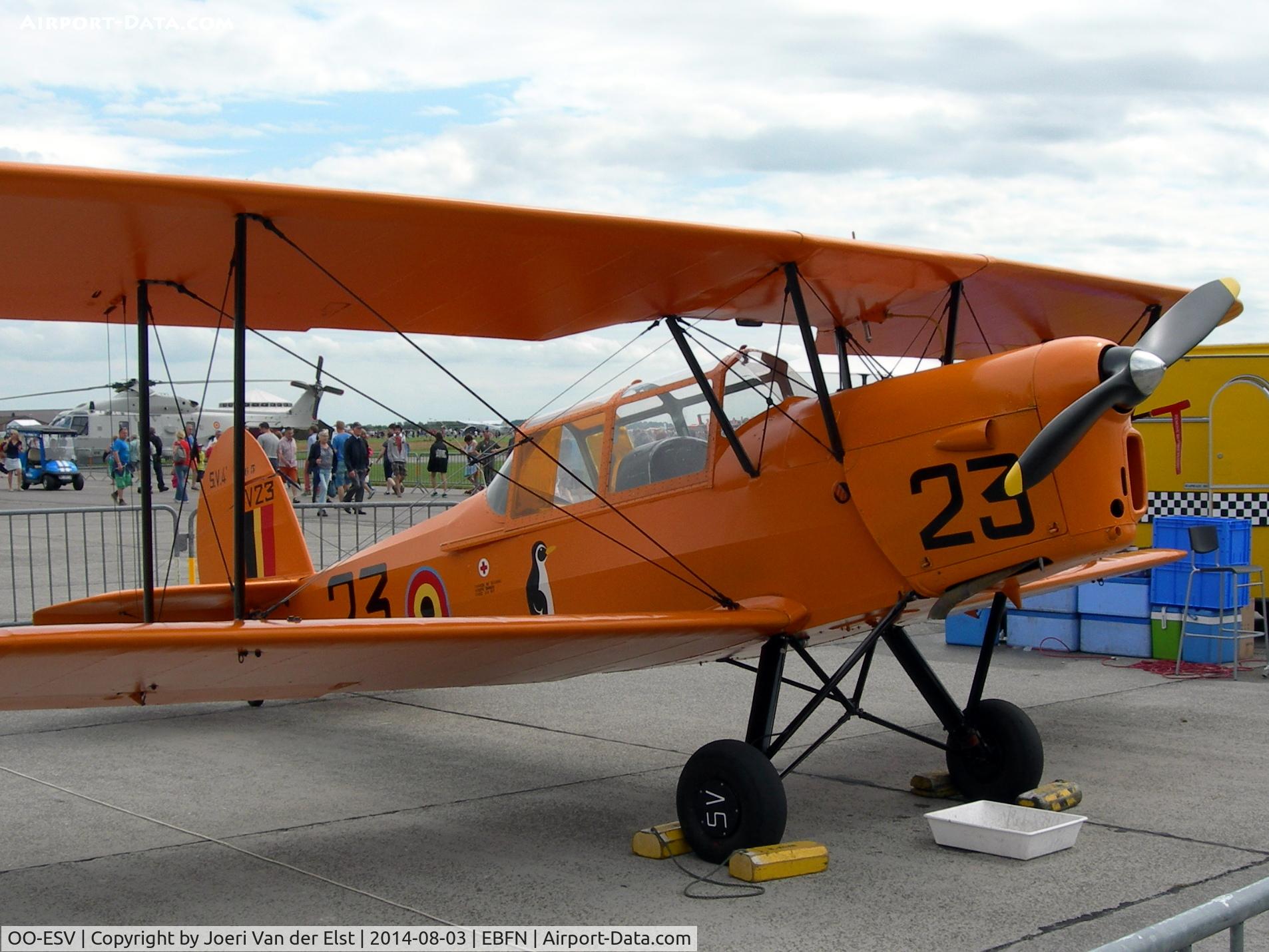 OO-ESV, 1951 Stampe-Vertongen SV-4B C/N 1165, Fly-in Koksijde 2014