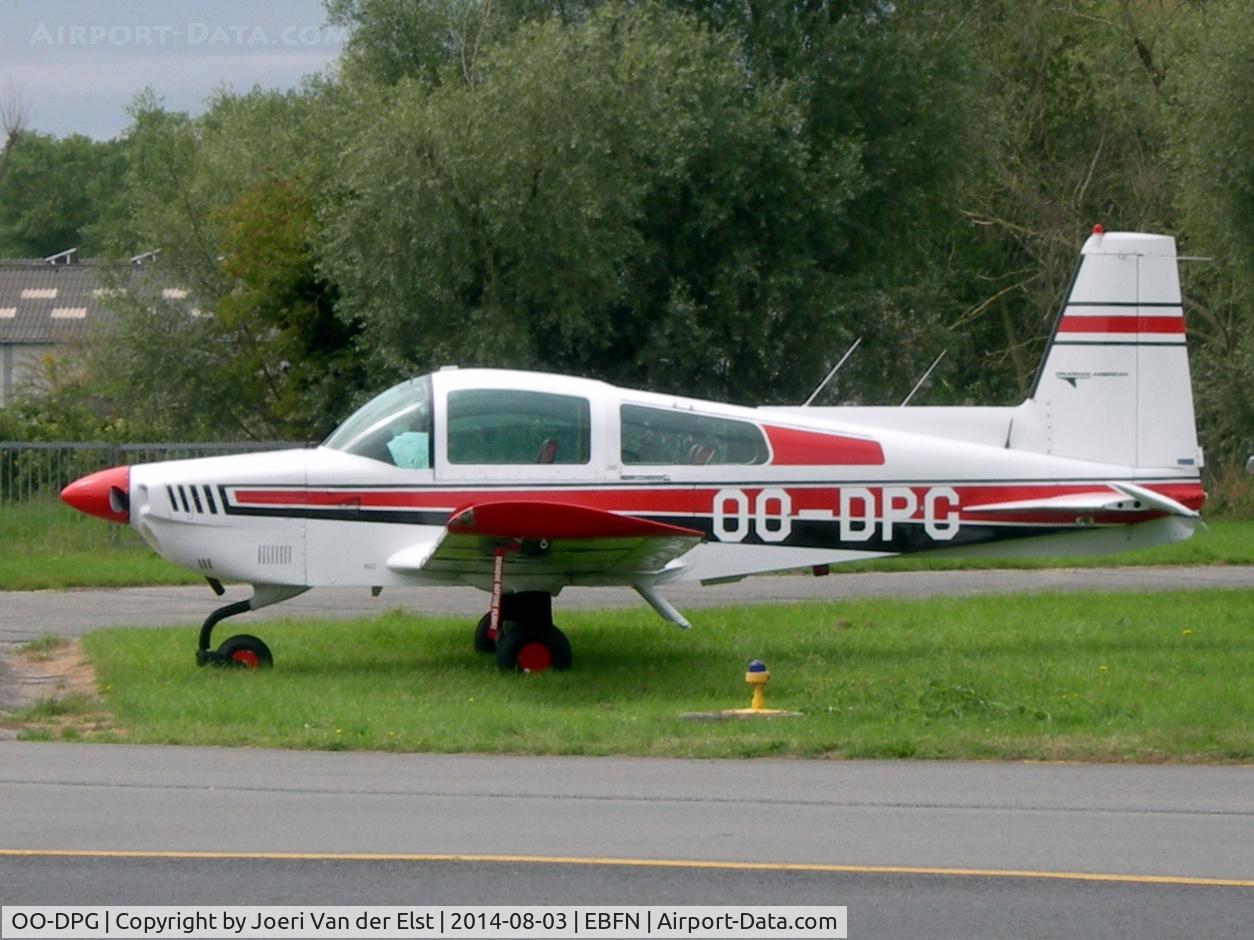 OO-DPG, 1974 Grumman American AA-5 Traveler C/N AA5-0647, Fly-in Koksijde 2014