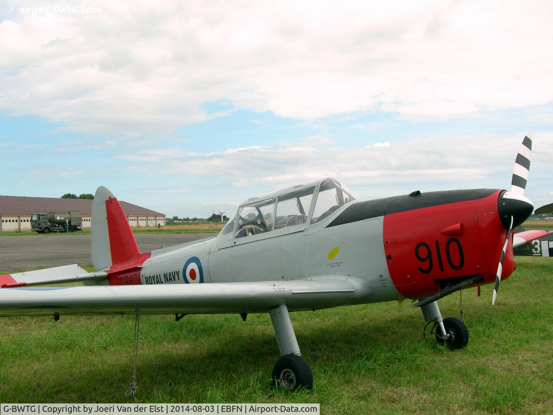 G-BWTG, 1950 De Havilland DHC-1 Chipmunk T.10 C/N C1/0119, Fly-in Koksijde 2014