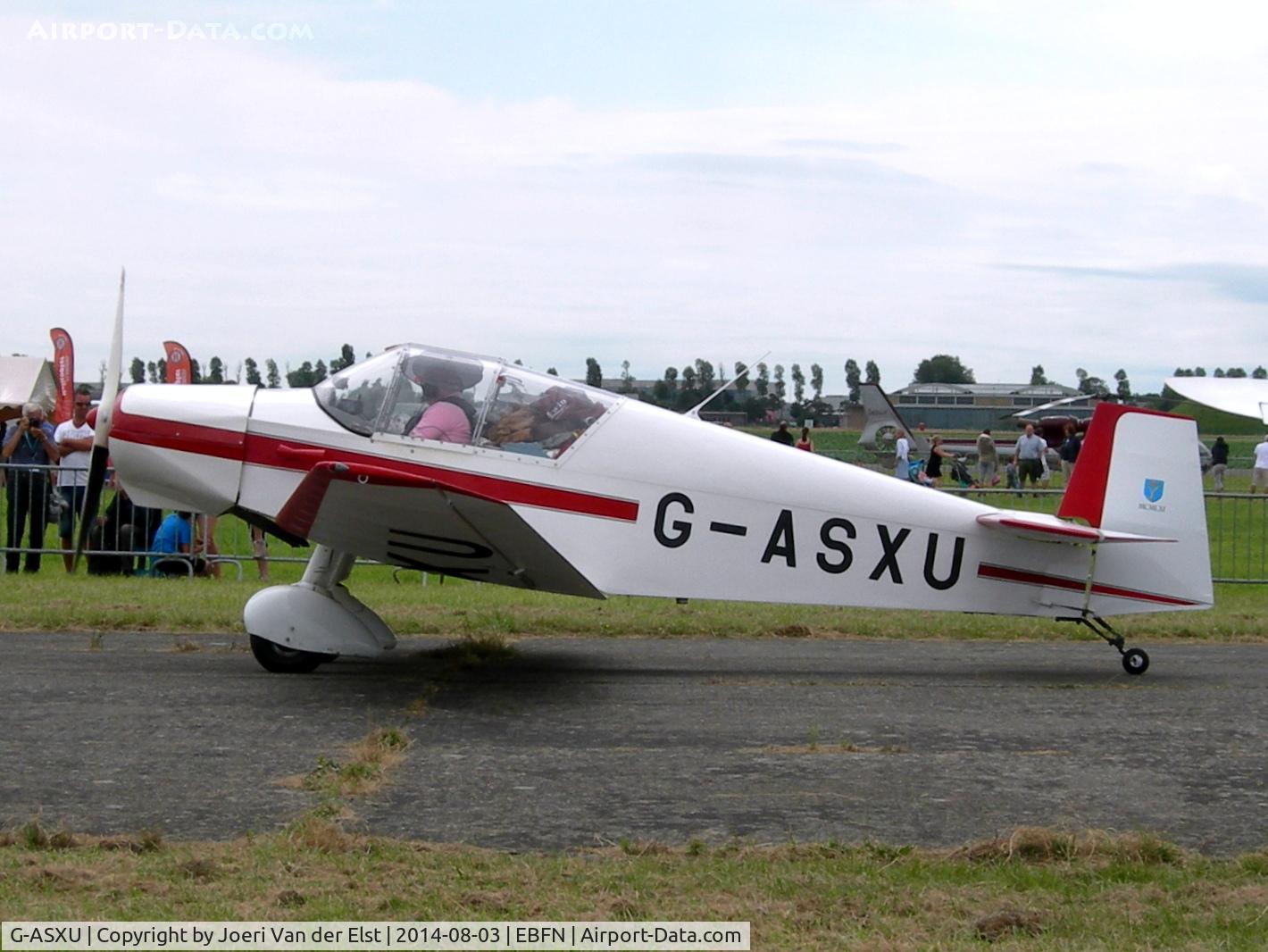 G-ASXU, 1961 Jodel (Wassmer) D-120A Paris-Nice C/N 196, Fly-in Koksijde 2014