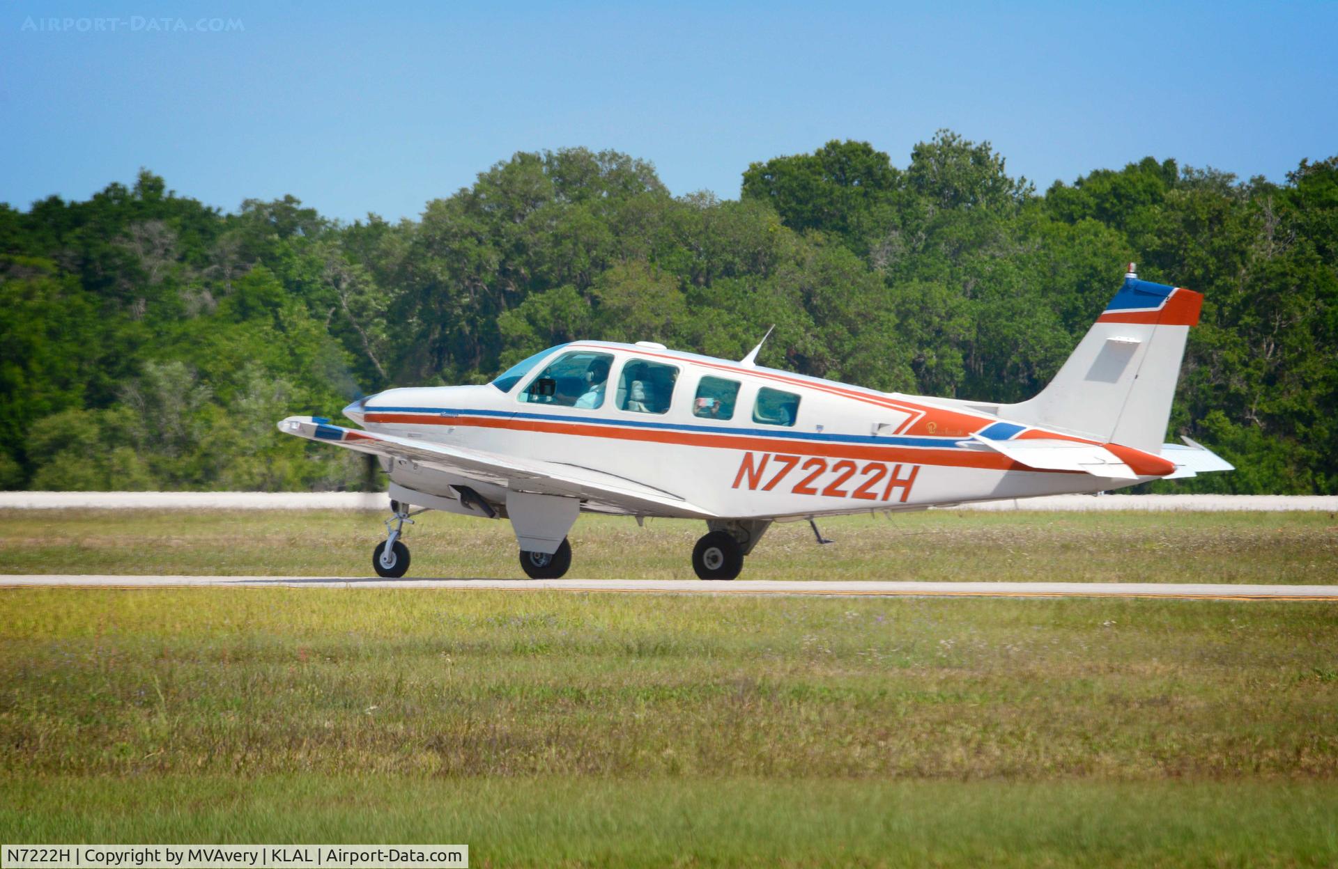 N7222H, 1984 Beech A36 Bonanza 36 C/N E-2179, 2014 Sun n Fun