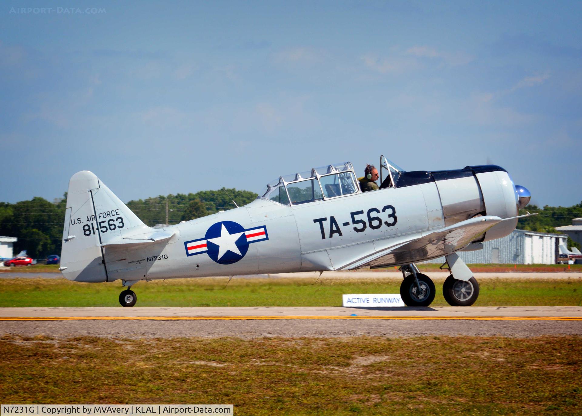 N7231G, 1942 North American AT-6D C/N 42-81563, 2014 Sun n Fun