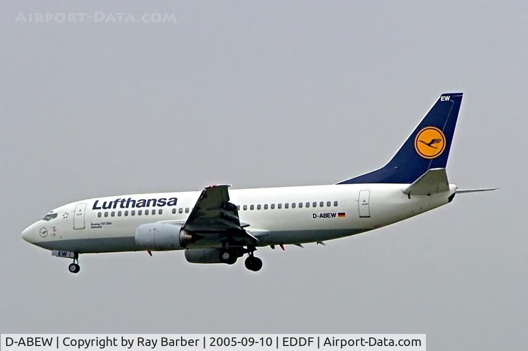 D-ABEW, 1995 Boeing 737-330 C/N 27905, Boeing 737-330 [27905] (Lufthansa) Frankfurt~D 10/09/2005