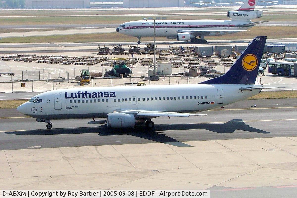 D-ABXM, 1987 Boeing 737-330 C/N 23871, Boeing 737-330 [23871] (Lufthansa) Frankfurt~D 08/09/2005