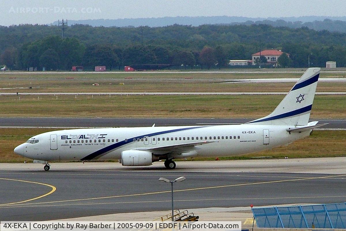 4X-EKA, 1999 Boeing 737-858 C/N 29957, Boeing 737-858 [29957] (El Al Israel Airlines) Frankfurt~D 09/09/2005