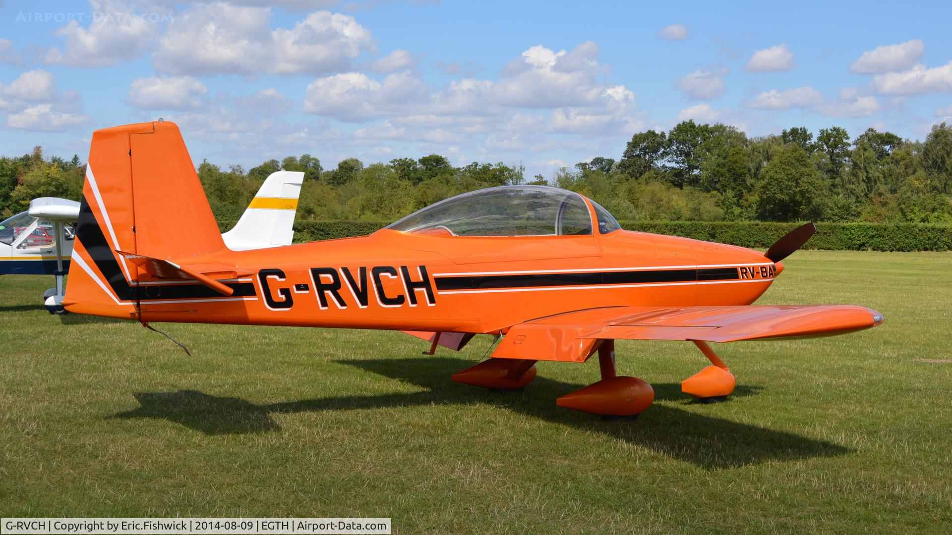 G-RVCH, 2009 Vans RV-8A C/N PFA 303-14116, 2. G-RVCH visiting Shuttleworth (Old Warden) Aerodrome.