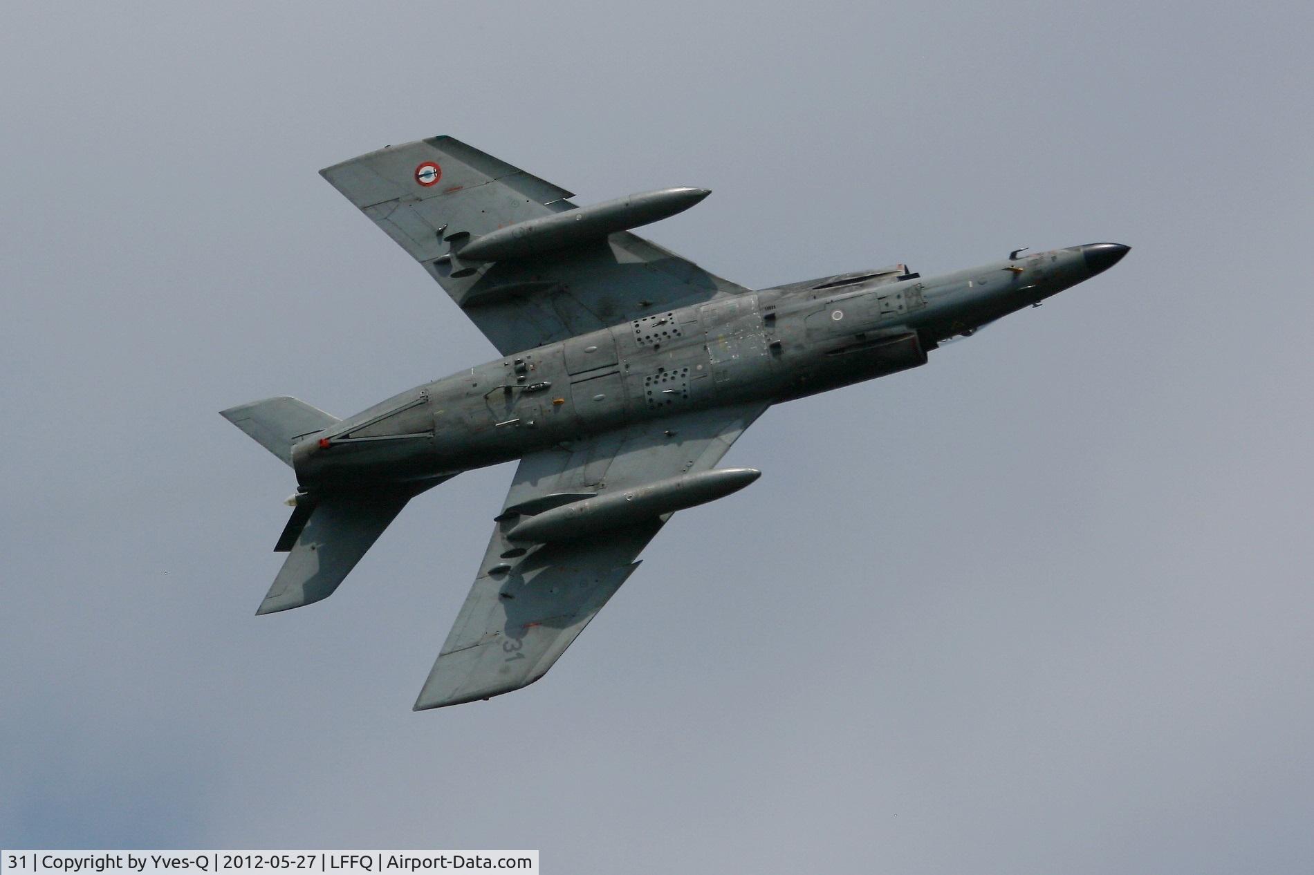 31, Dassault Super Etendard C/N 31, French Air Force Dassault Super Etendard M (SEM), La Ferté-Alais Airfield (LFFQ)