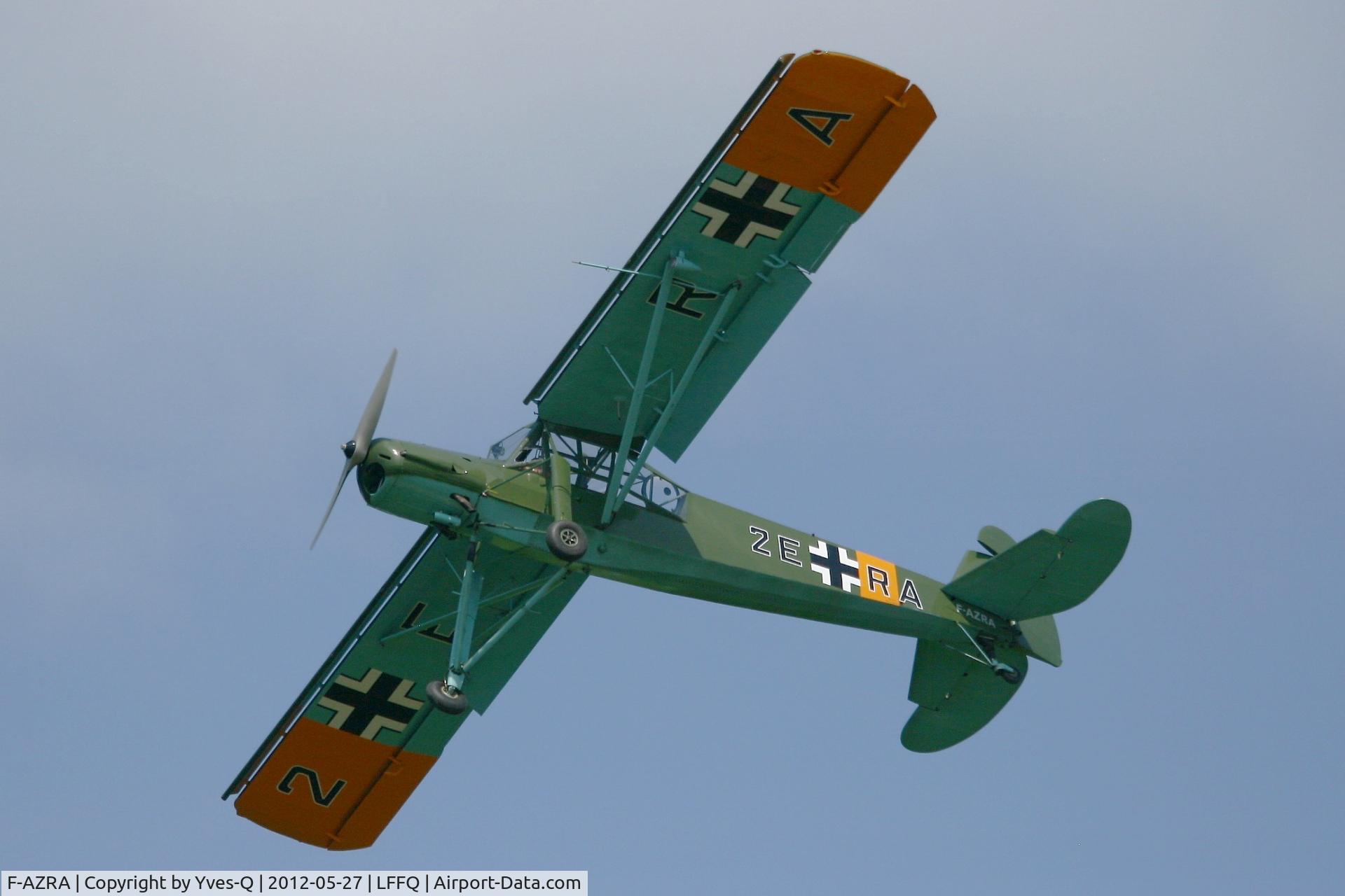F-AZRA, Fieseler Fi-156C-3 Storch C/N 2039, Fieseler Fi-156C-3 Storch, La Ferté-Alais Airfield (LFFQ)