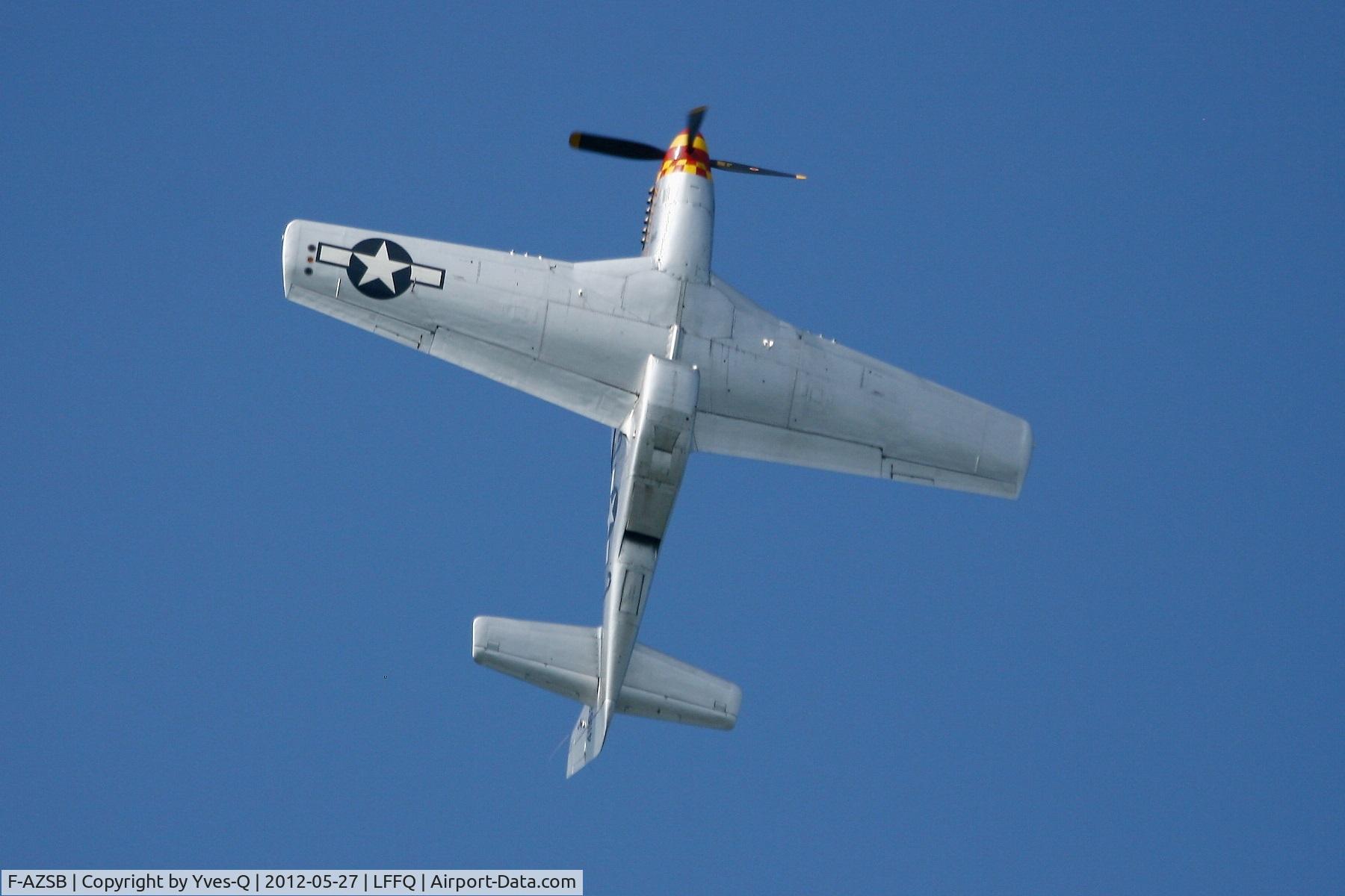 F-AZSB, 1944 North American P-51D Mustang C/N 122-40967, North American P-51D Mustang, La Ferté-Alais Airfield (LFFQ) Air Show 2012