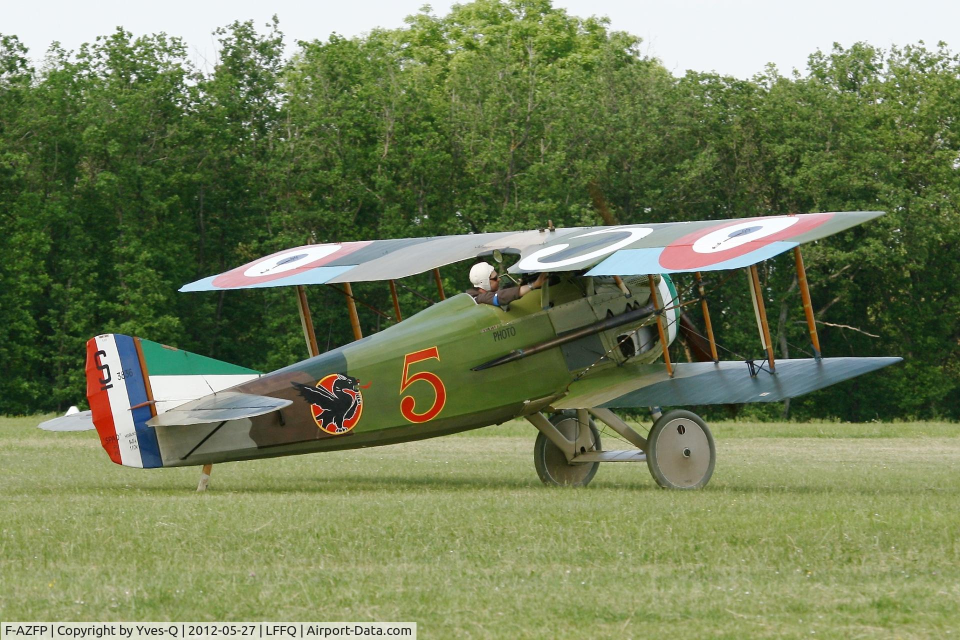 F-AZFP, SPAD S-XIII C1 C/N 4377, Spad XIII C1, Memorial Flight Association , La Ferté-Alais Airfield (LFFQ) Air Show (Le Temps Des Hélices)