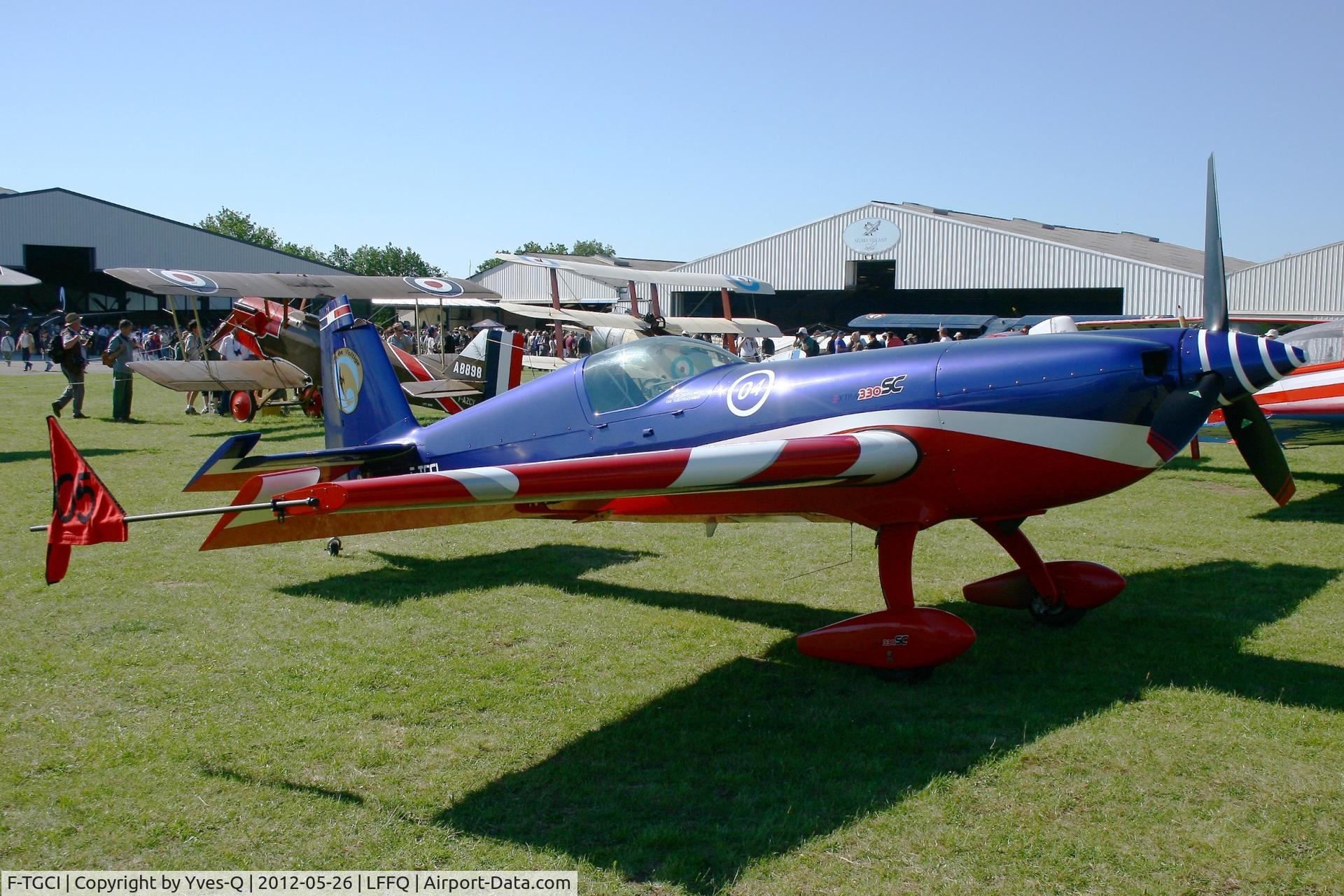 F-TGCI, Extra EA-330SC C/N 04, Extra 330SC n ° SC004 , La Ferté-Alais Airfield (LFFQ) Air Show (Le Temps Des Hélices) in may 2012
