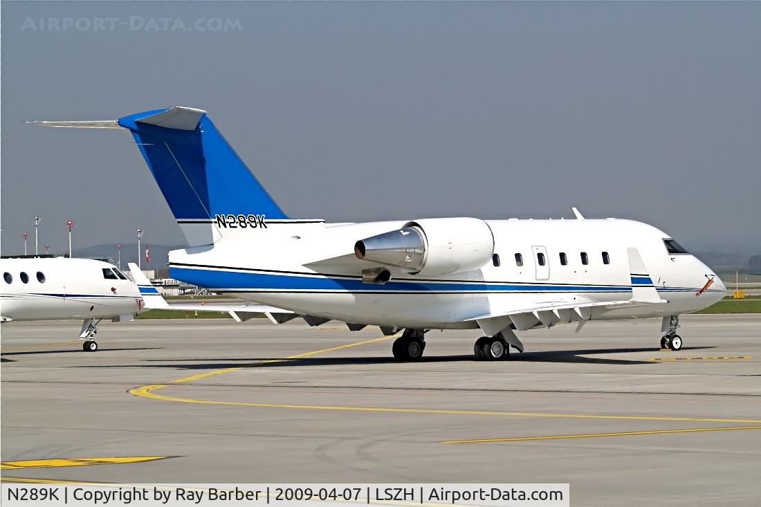 N289K, Canadair Challenger 601-3A (CL-600-2B16) C/N 5132, Canadair 601-3A Challenger [5132] Zurich~HB 07/04/2009