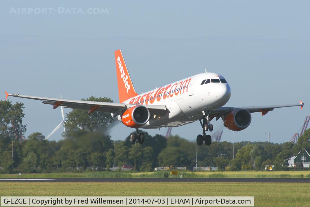 G-EZGE, 2011 Airbus A319-111 C/N 4624, Easyjet
