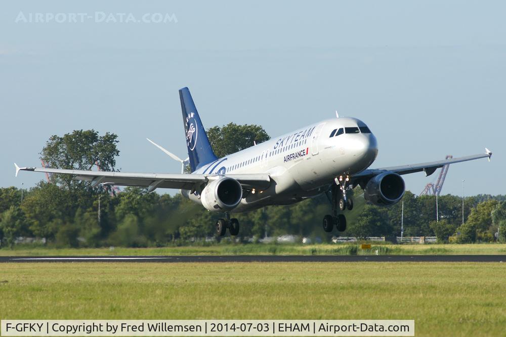 F-GFKY, 1991 Airbus A320-211 C/N 0285, Air France-Skyteam