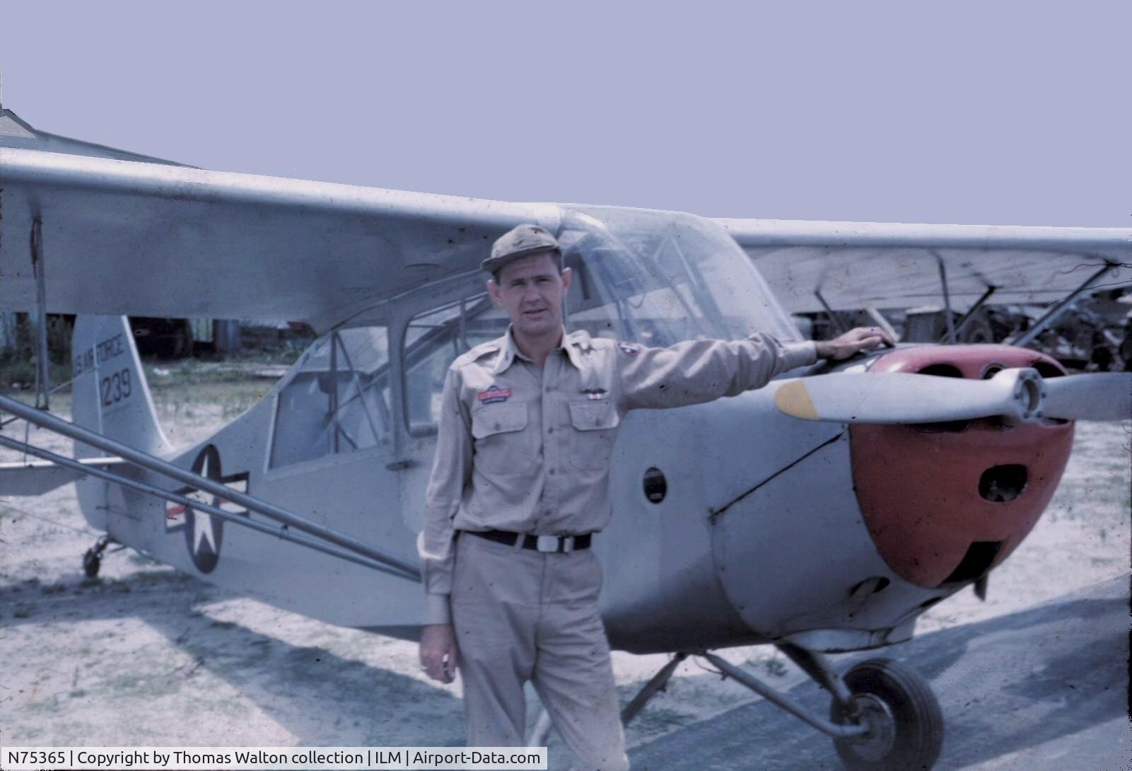 N75365, Aeronca 7BCM C/N 47-825, Wilmington NC mid 1950s