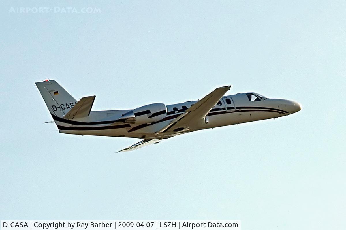 D-CASA, 2000 Cessna 560 Citation Encore C/N 560-0544, Cessna Citation V [560-0544] Zurich~HB 07/04/2009
