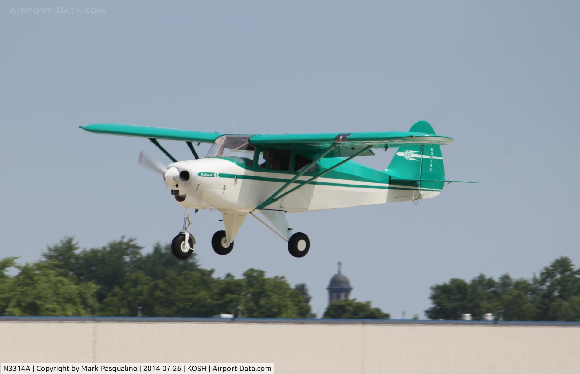 N3314A, 1953 Piper PA-22 Tri-Pacer C/N 22-1589, Piper PA-22