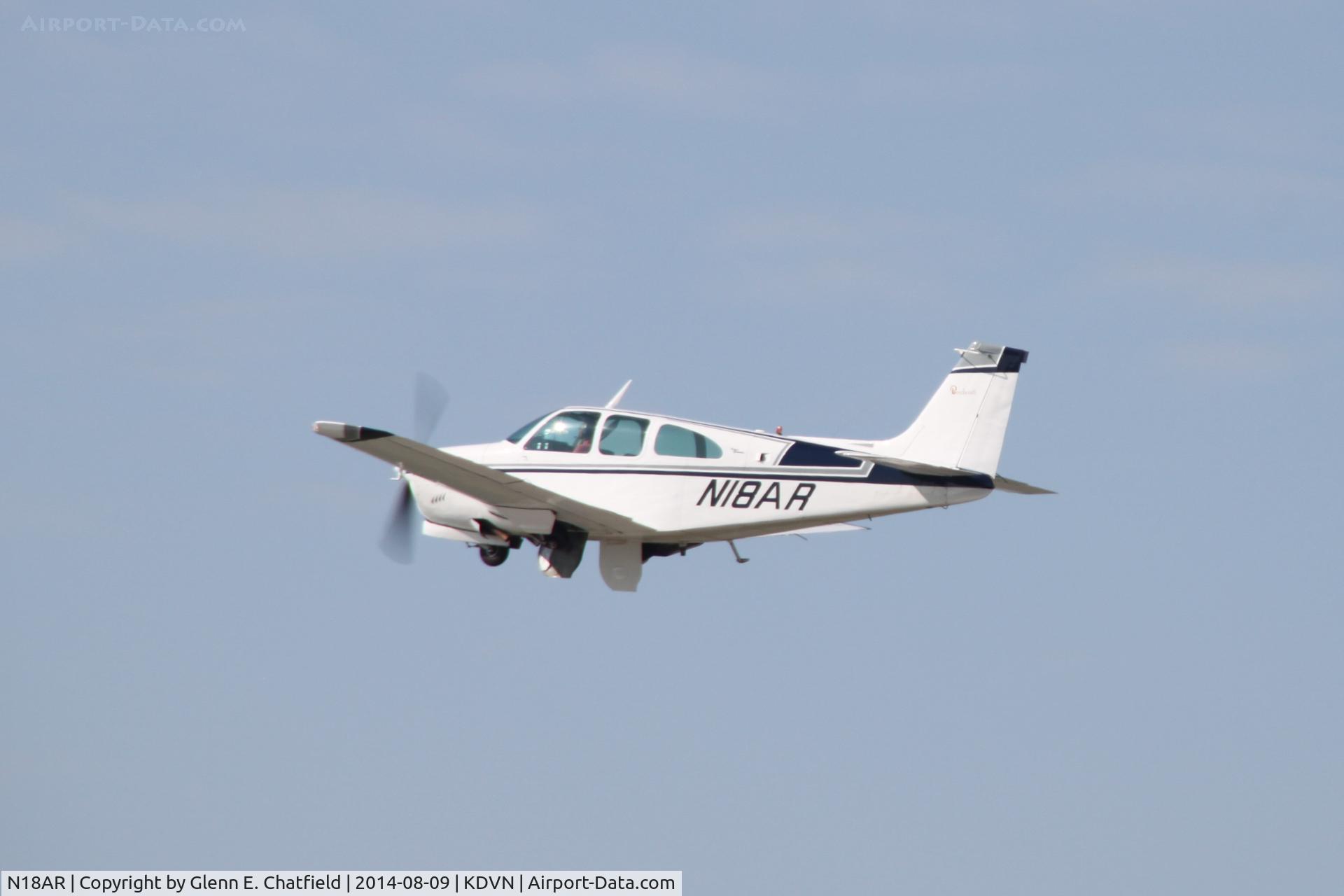 N18AR, 1965 Beech 35-C33 Debonair C/N CD-959, At the Quad Cities Air Show