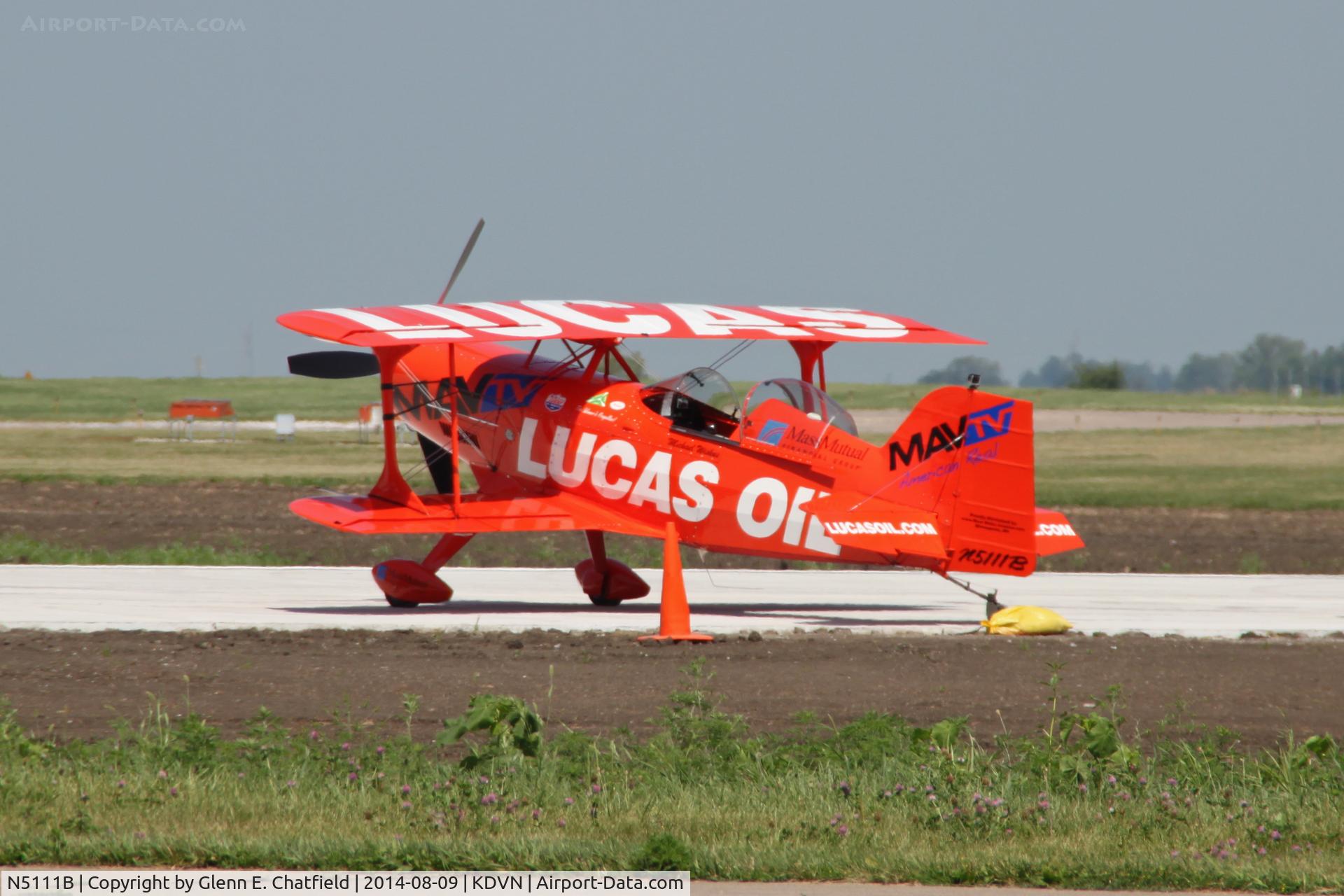 N5111B, 1998 Pitts S-1-11B Super Stinker C/N 4003, At the Quad Cities Air Show