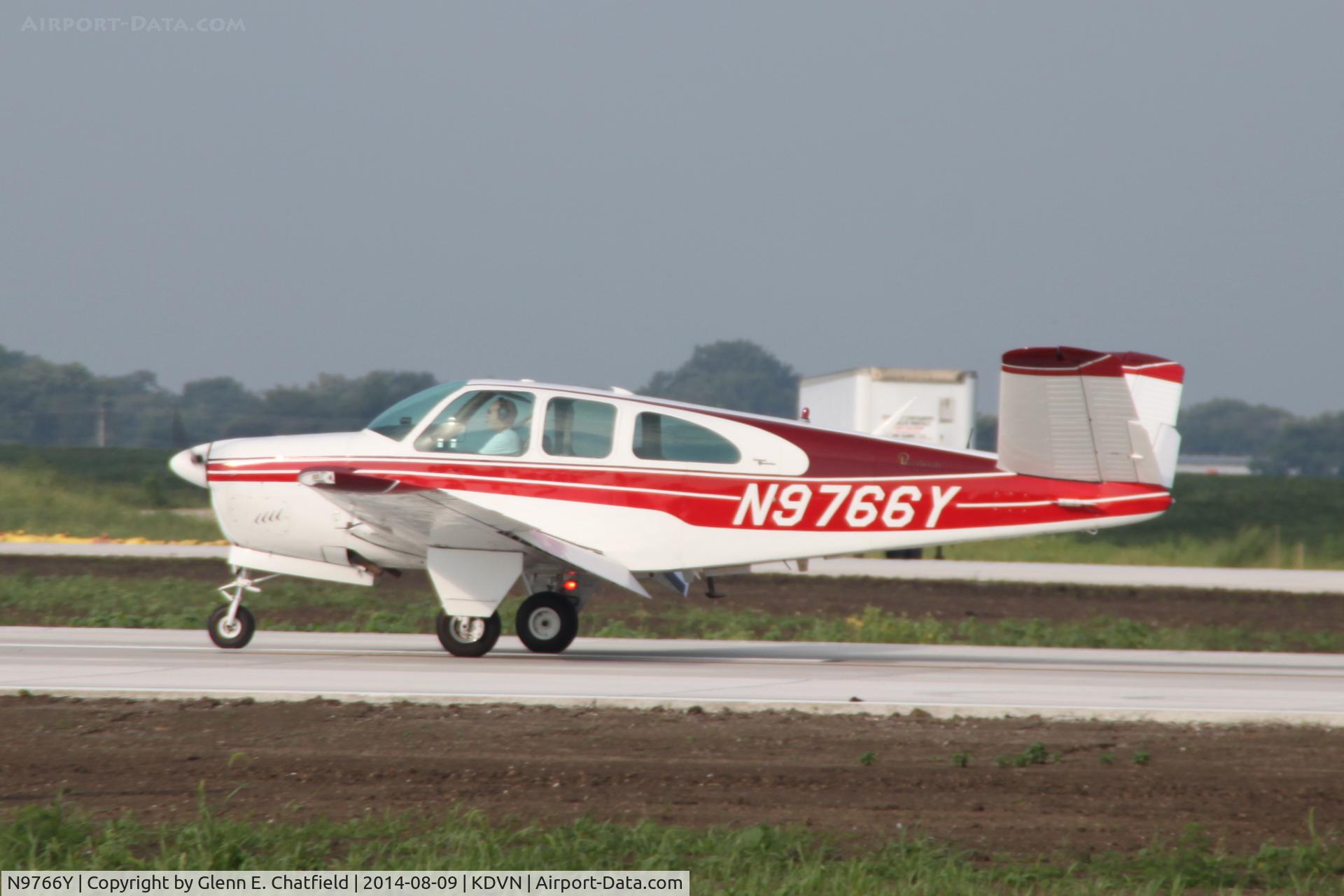 N9766Y, 1963 Beech P35 Bonanza C/N D-7152, At the Quad Cities Air Show