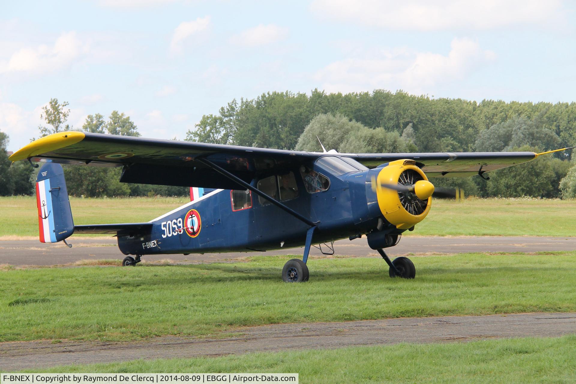 F-BNEX, 1958 Max Holste MH-1521C-1 Broussard C/N 108, Tailwheel Meet at Overboelare.