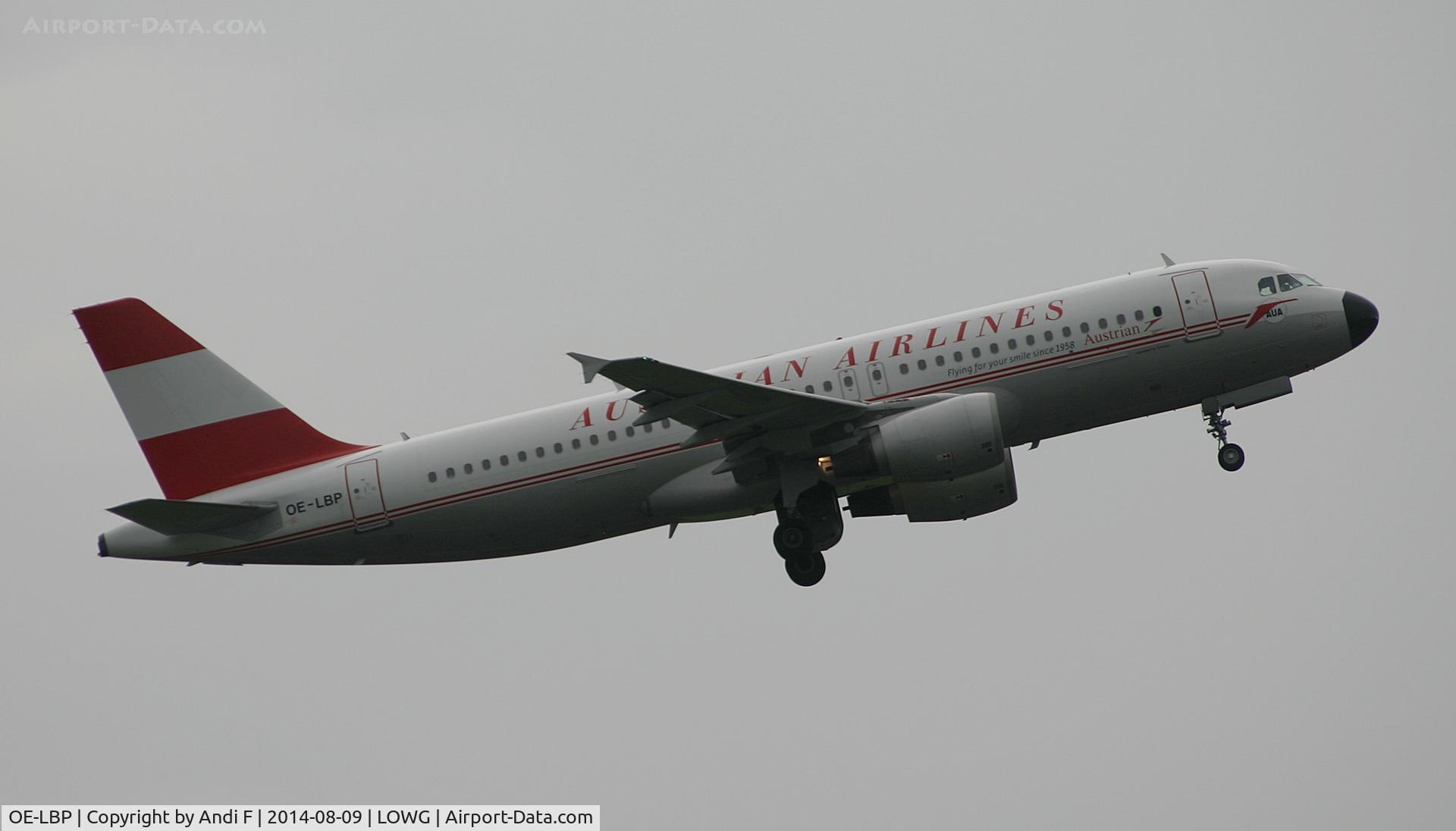 OE-LBP, 1998 Airbus A320-214 C/N 797, Austrian Airlines Airbus A320-214