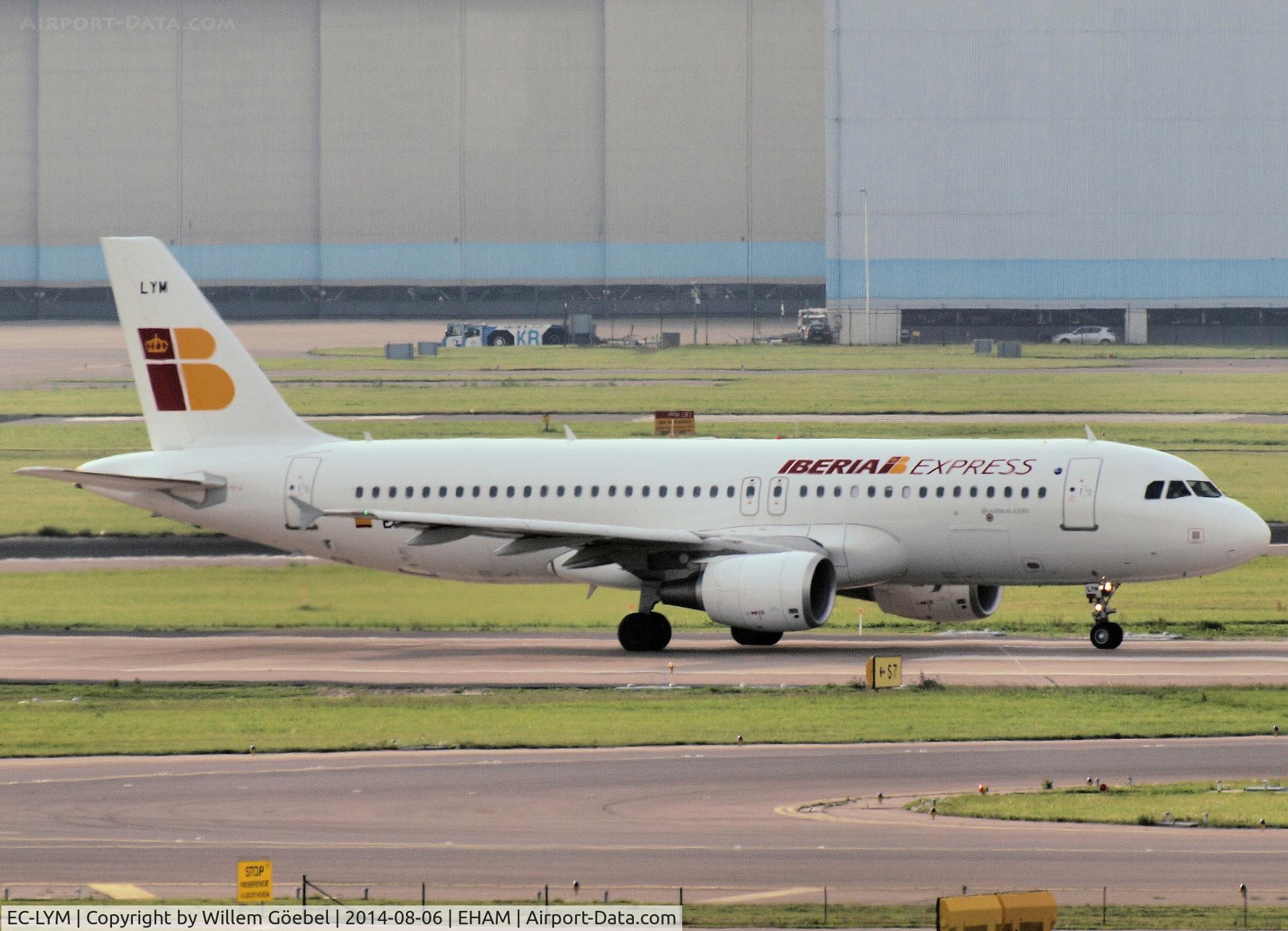 EC-LYM, 2013 Airbus A320-216 C/N 5815, Taxi to the gate of Schiphol Airport