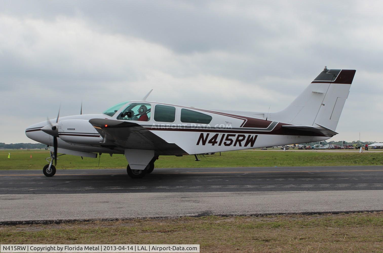 N415RW, 1968 Beech D55 Baron C/N TE-643, Beech D55 Baron