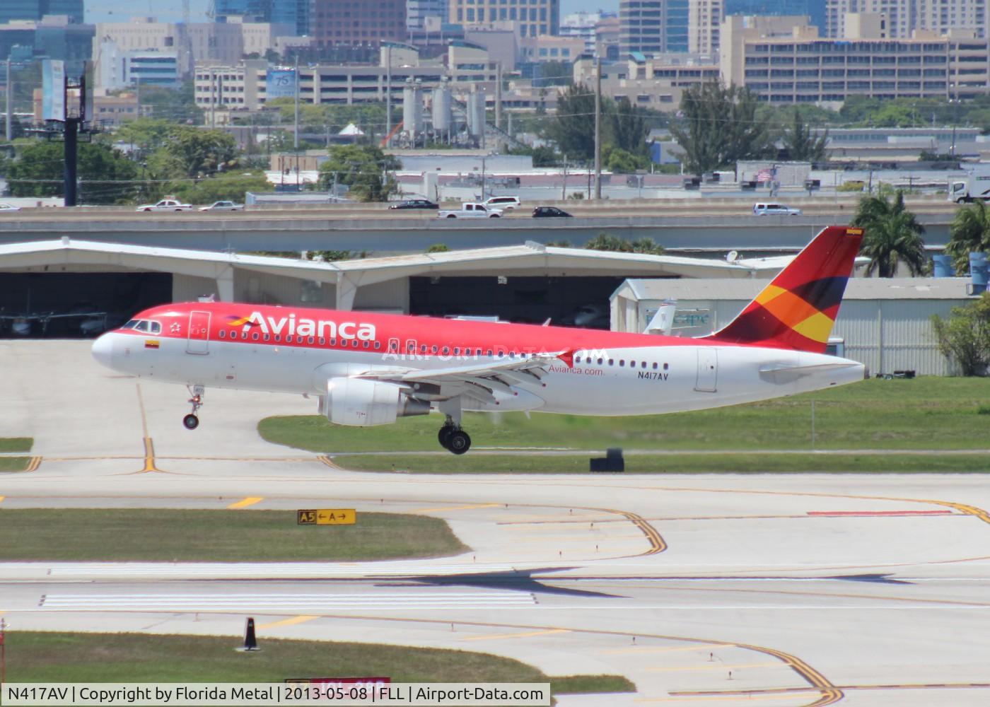 N417AV, 2010 Airbus A320-214 C/N 4175, Avianca A320