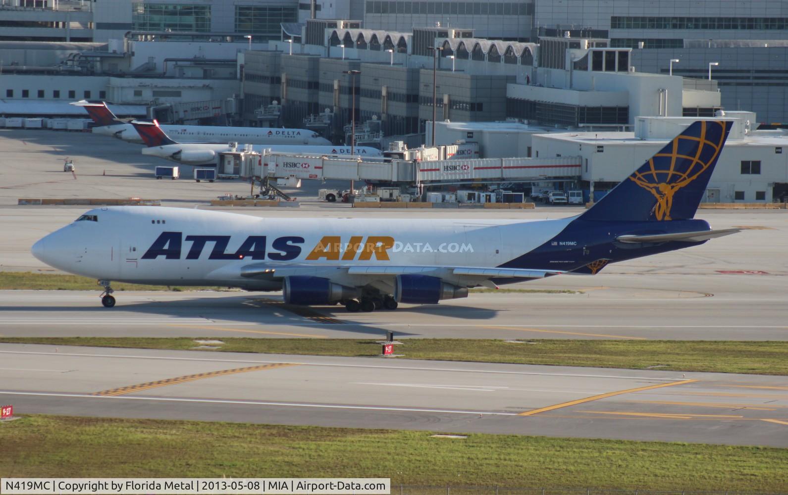 N419MC, 1996 Boeing 747-48EF C/N 28367, Atlas 747-400