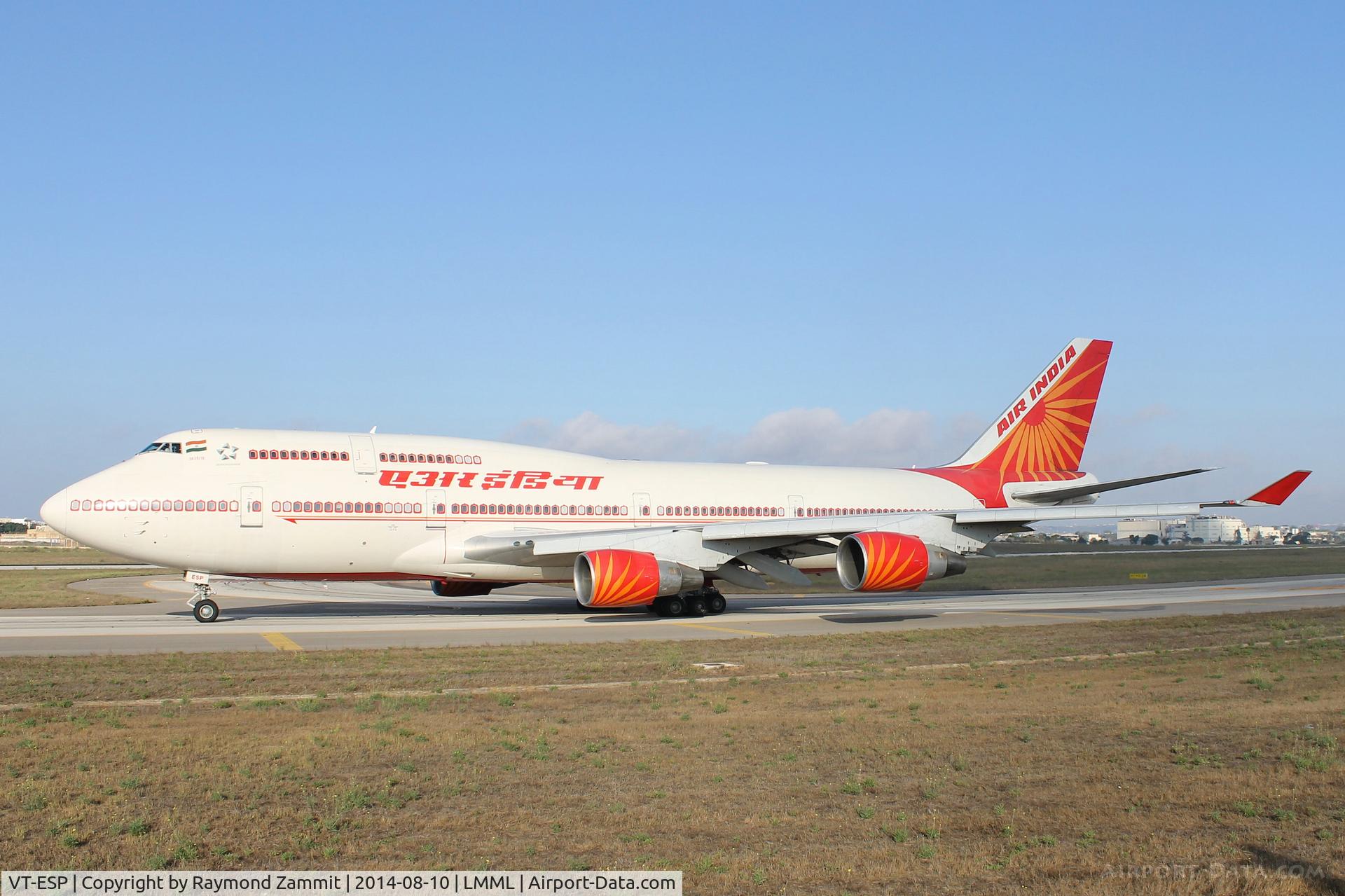 VT-ESP, 1994 Boeing 747-437 C/N 27214, B747 VT-ESP Air India