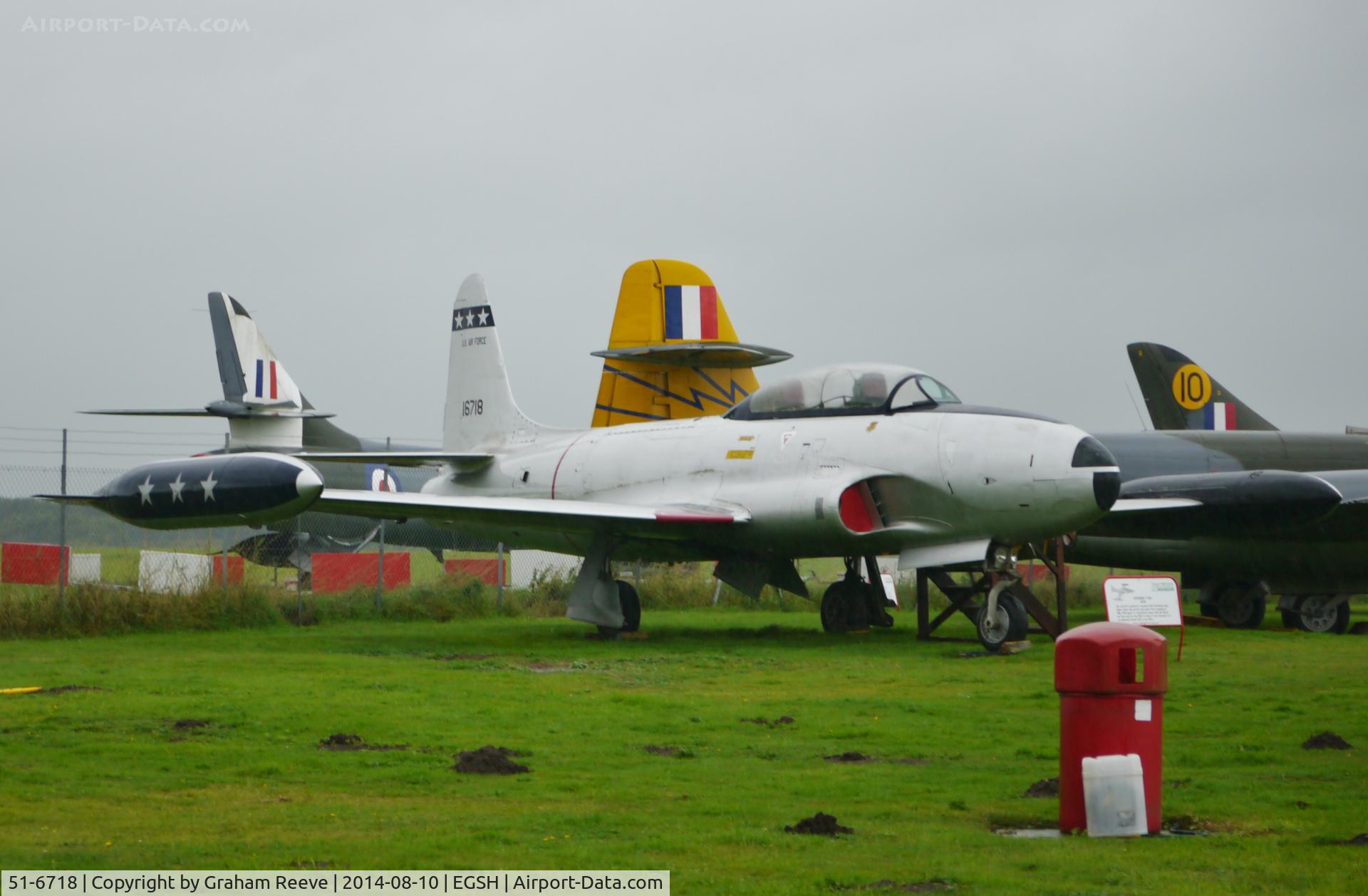 51-6718, 1951 Lockheed T-33A Shooting Star C/N 580-6050, On display at the museum.