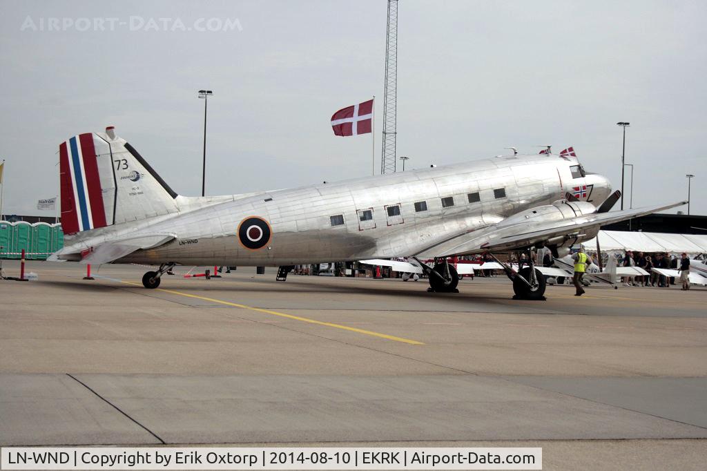 LN-WND, 1943 Douglas C-53D-DO Skytrooper (DC-3A) C/N 11750, LN-WND in RKE