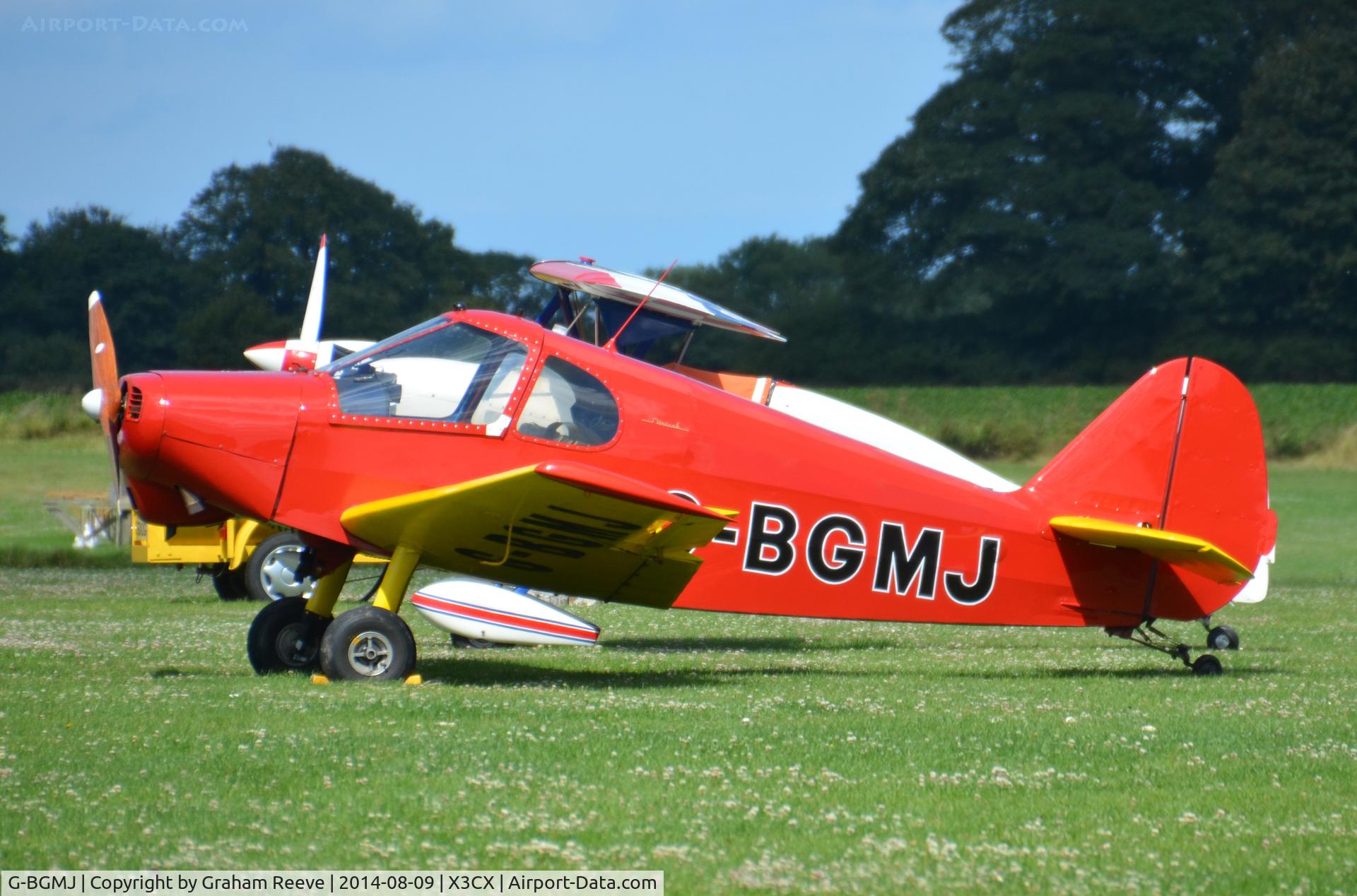 G-BGMJ, 1952 Gardan GY-201 Minicab C/N 12, Parked at Northrepps.