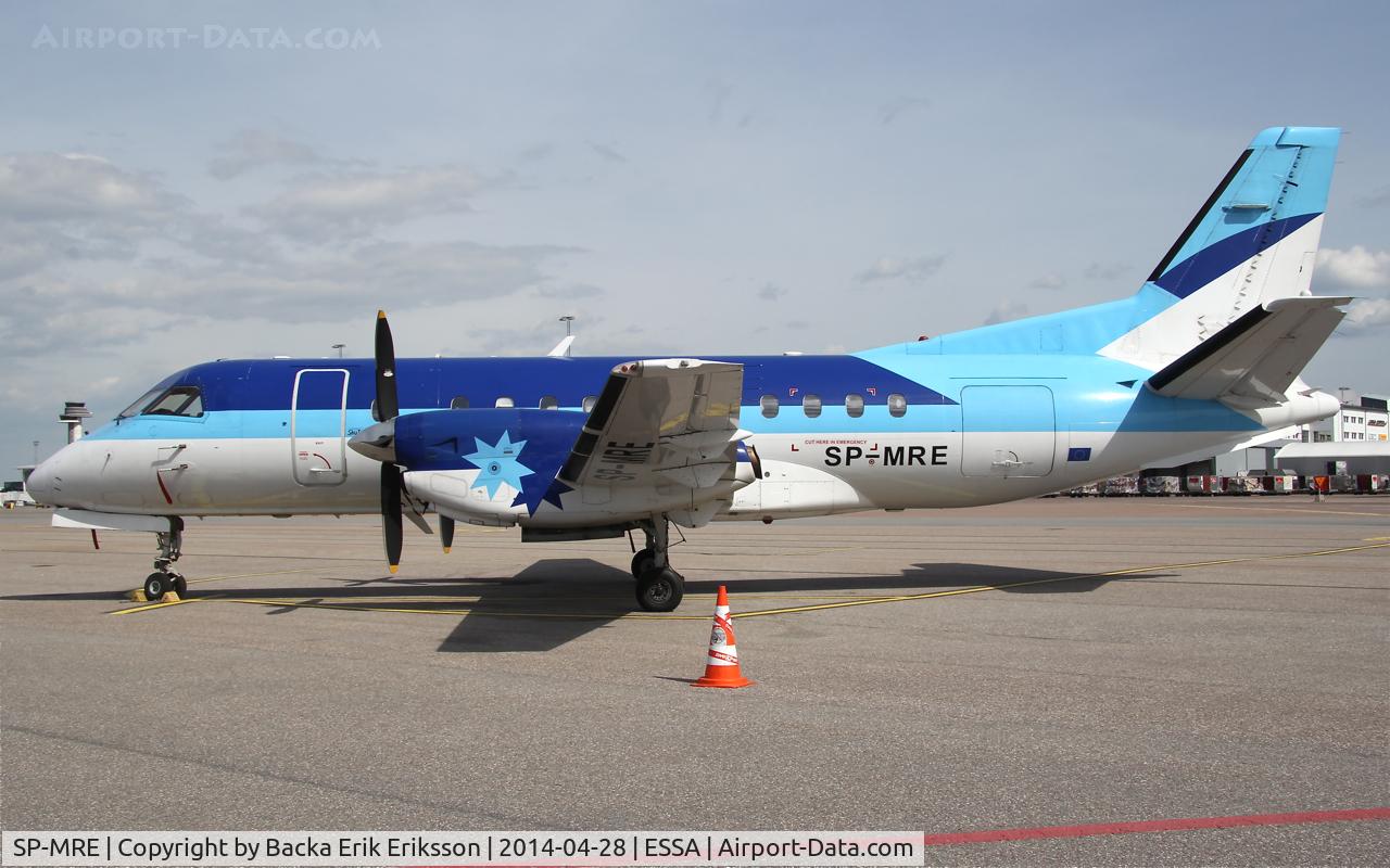 SP-MRE, 1989 Saab 340A C/N 340A-151, Parked on ramp S.