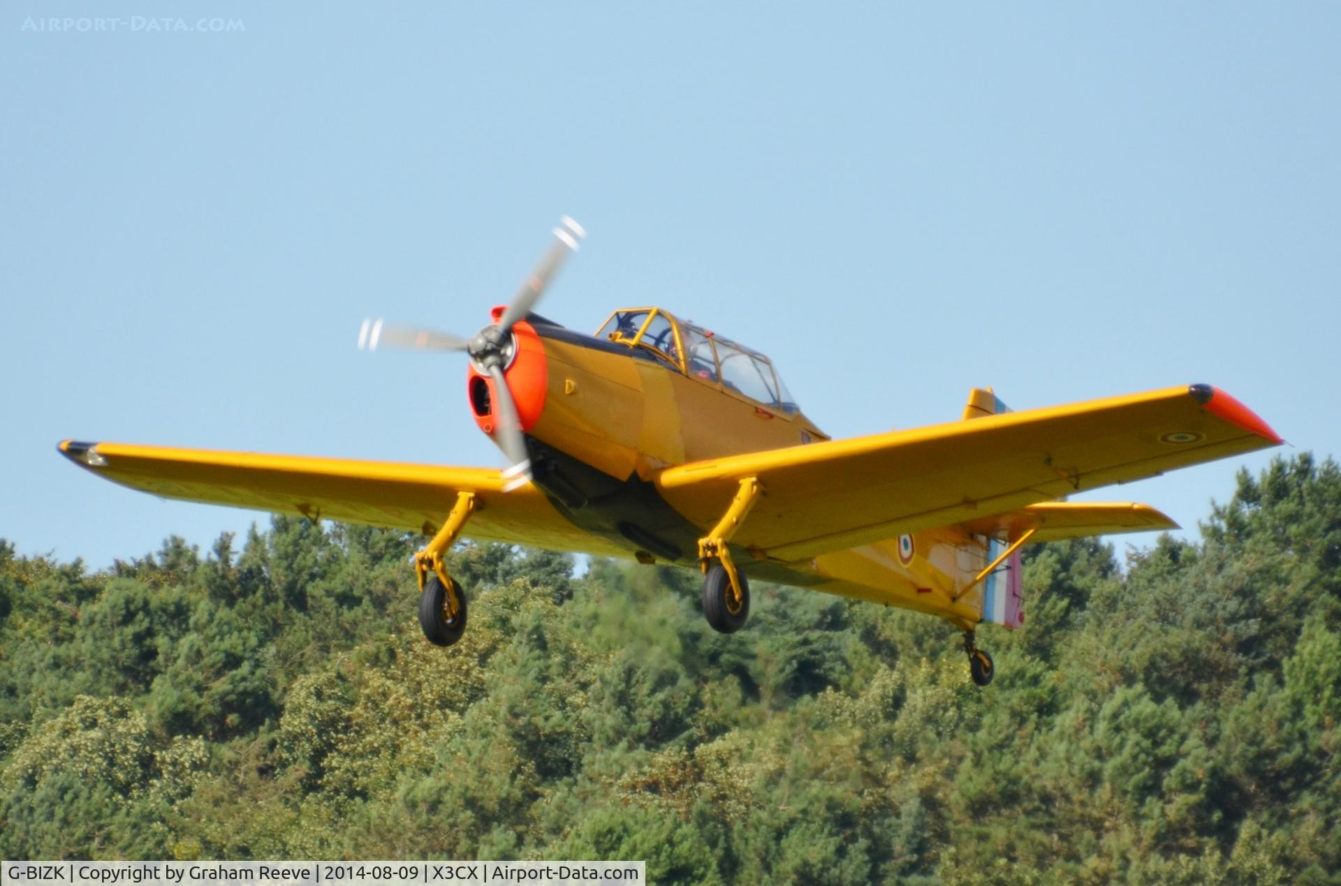 G-BIZK, 1962 Nord N3202B-1 Master C/N 78, Departing from Northrepps.
