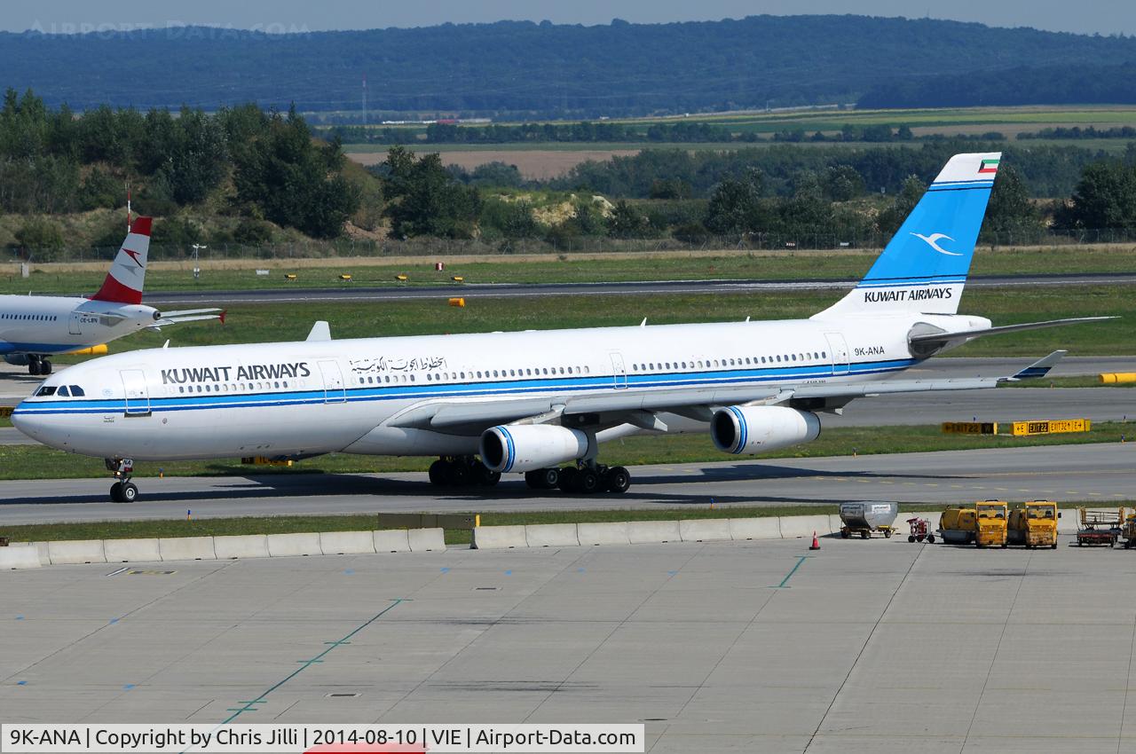 9K-ANA, 1995 Airbus A340-313 C/N 089, Kuwati Airways